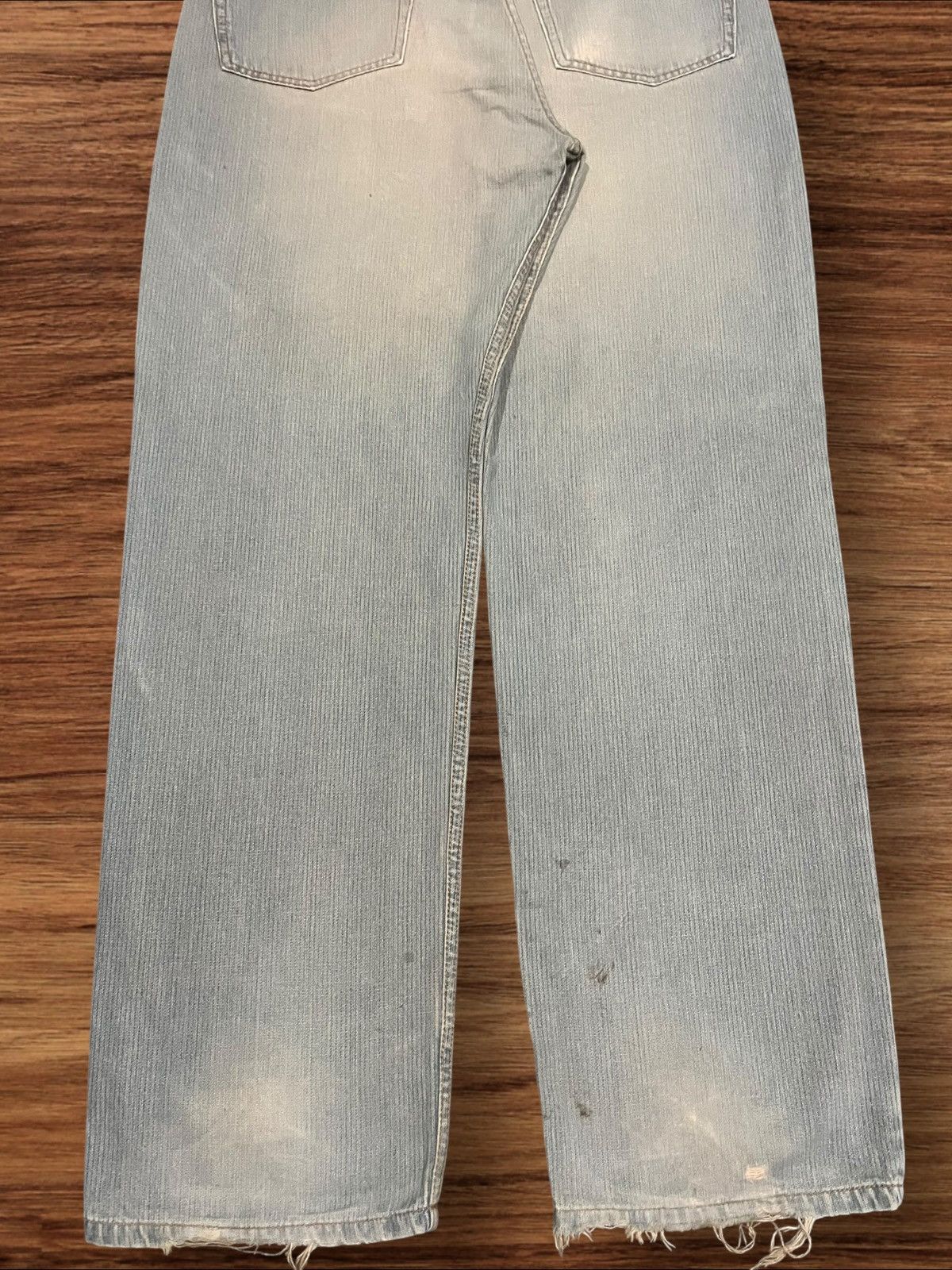 Japanese Brand × PHENOMENON × Swagger Vintage Japanese Brand Swagger Distress Stripe Straight Jean Size US 32 / EU 48 - 11 Thumbnail