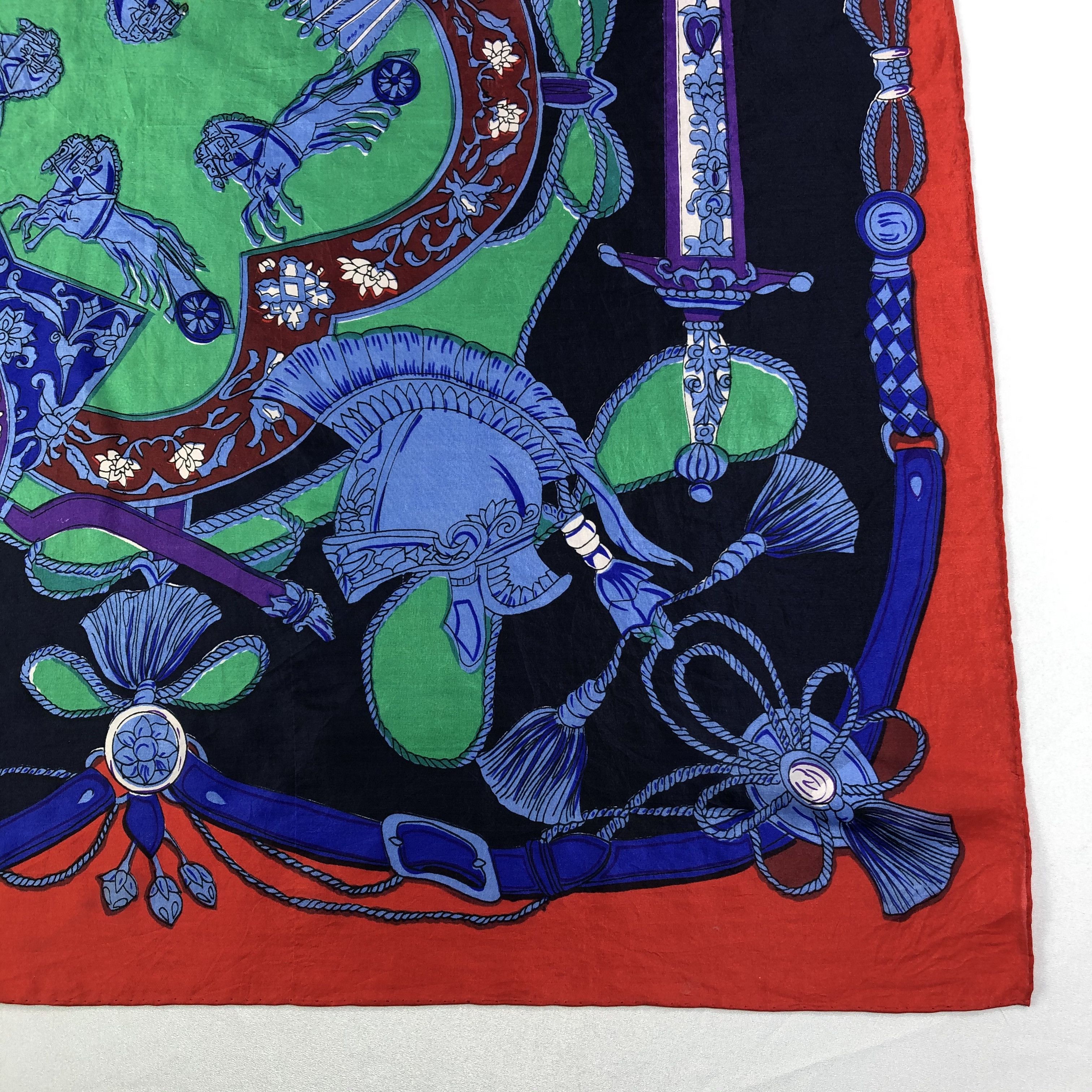 Vintage Vintage Silk Scarf Size ONE SIZE - 4 Thumbnail