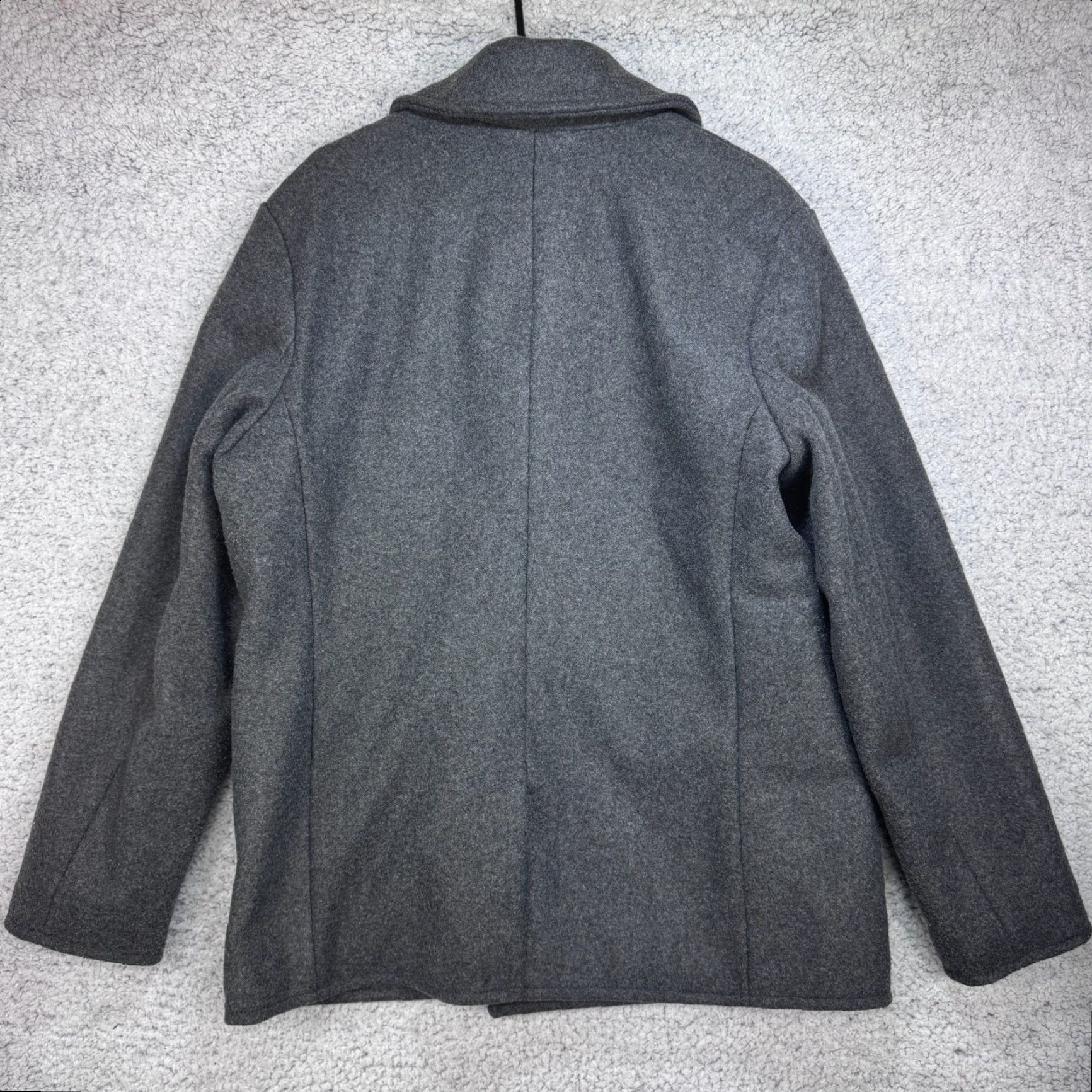 Old Navy Old Navy Peacoat Double Breasted Gray Jacket Lined Men's Size Large Size US L / EU 52-54 / 3 - 4 Thumbnail