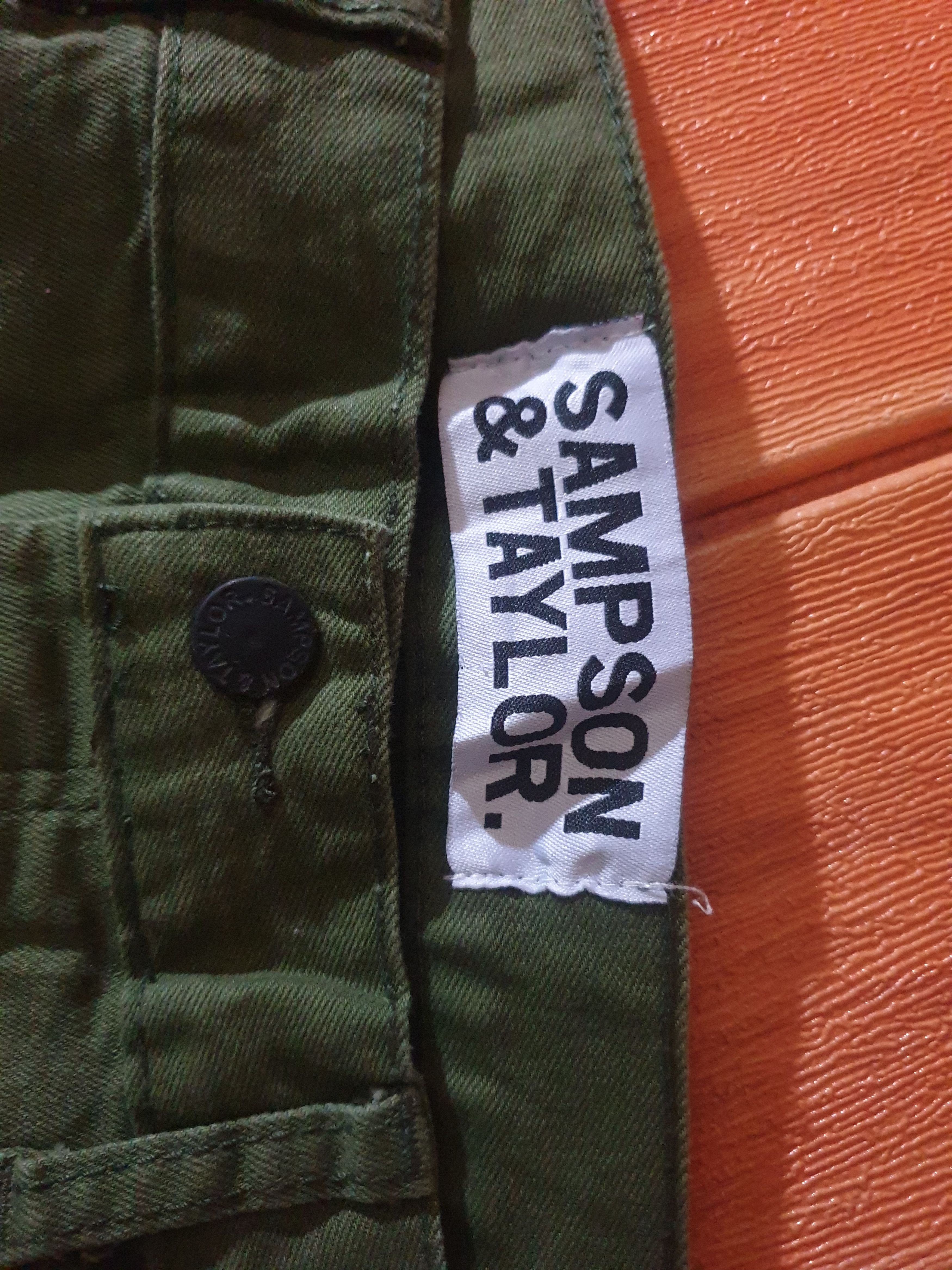 Japanese Brand Sampson & Taylor Green colour skinny pant Size US 33 - 2 Thumbnail
