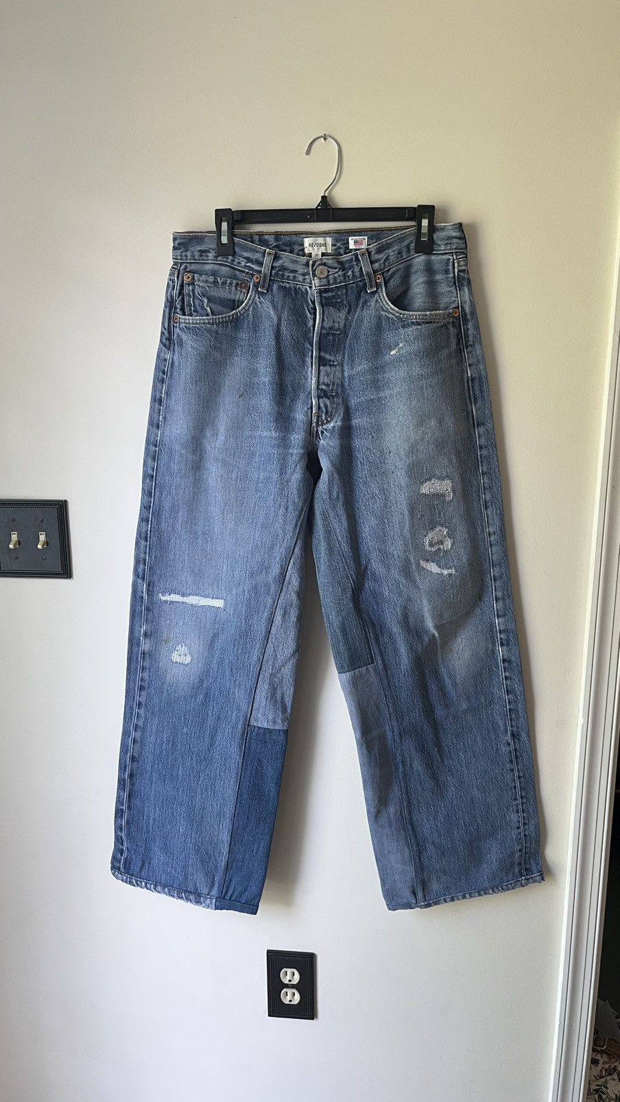 RE/DONE RE/DONE x Levi’s Big Boy Reconstructed 501s Size US 32 / EU 48 - 1 Thumbnail