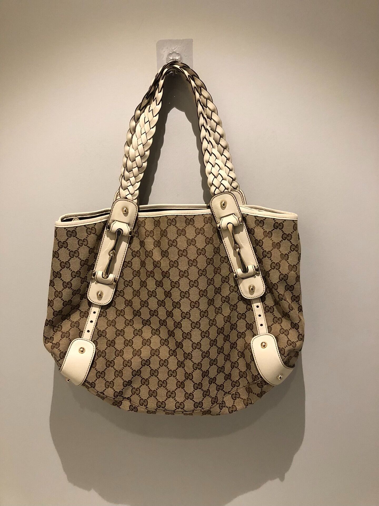 Gucci Gucci Monogram Woven Tote Bag Size ONE SIZE - 1 Thumbnail