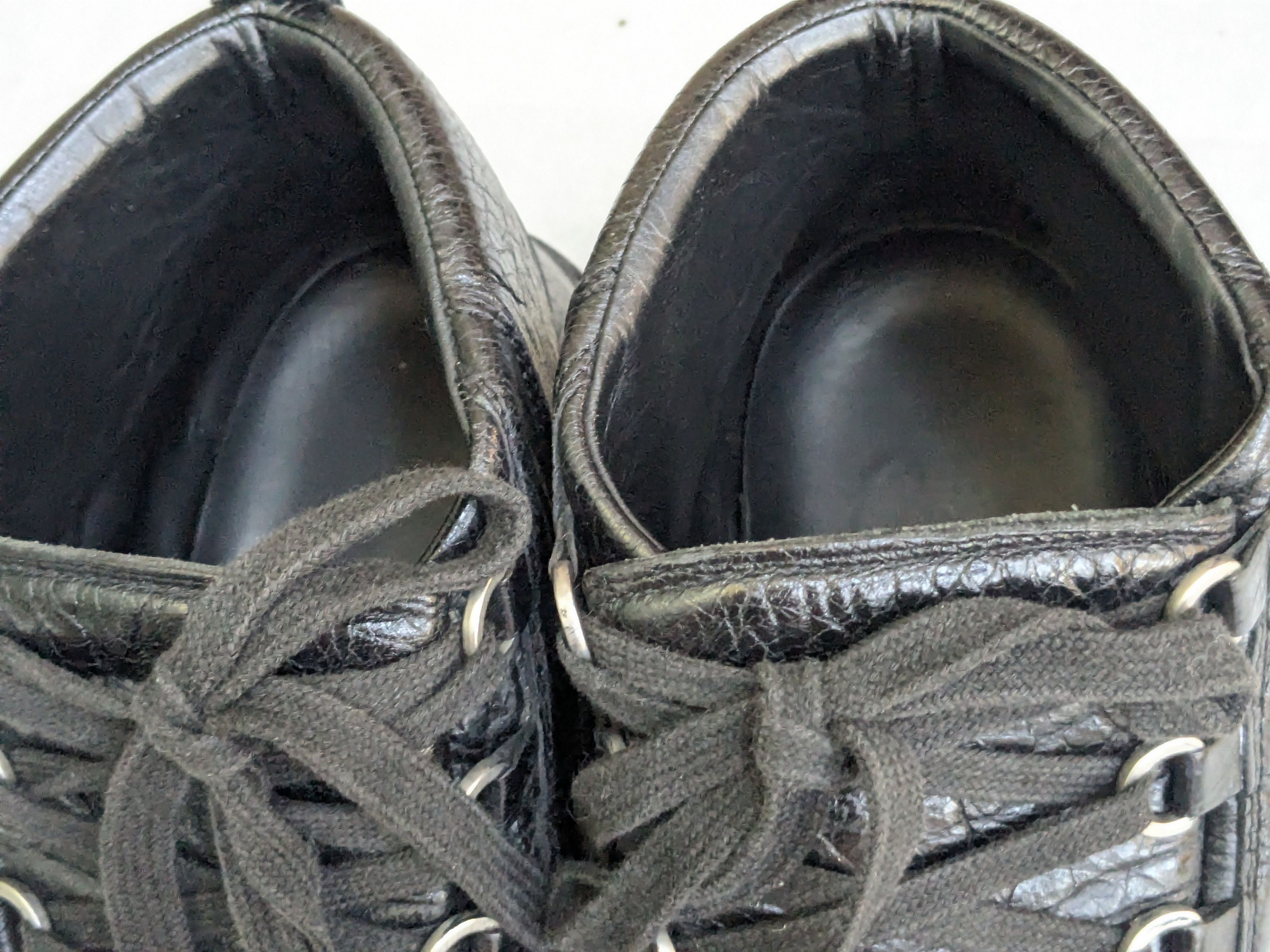 Balenciaga Balenciaga Arena Sneakers Black 11 High Tops Leather Size US 11 / EU 44 - 7 Thumbnail