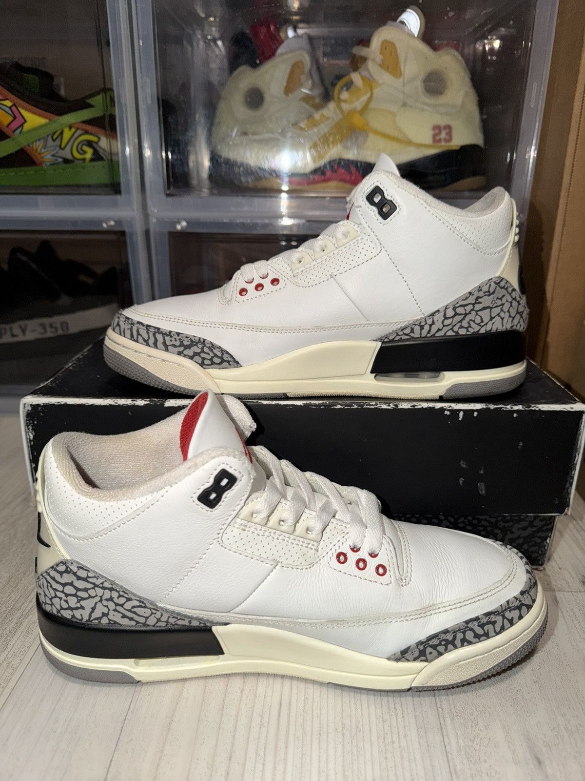 Jordan Brand Air Jordan 3 Retro White Cement Reimagined Size US 8 / EU 41 - 3 Thumbnail