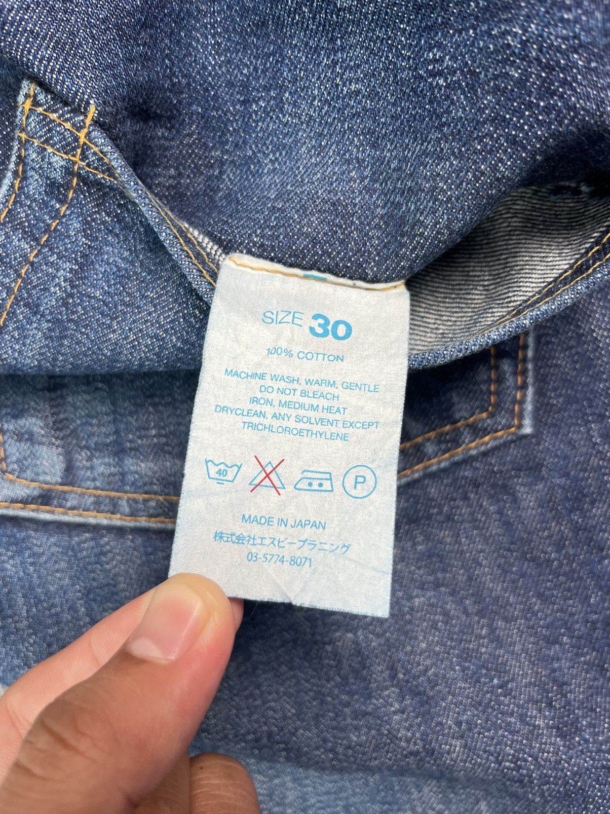 Japanese Brand × RESOLUTE × Vintage Vintage! 90s OG Resolute Jeans perfect faded Selvedge Jeans Size US 30 / EU 46 - 9 Thumbnail