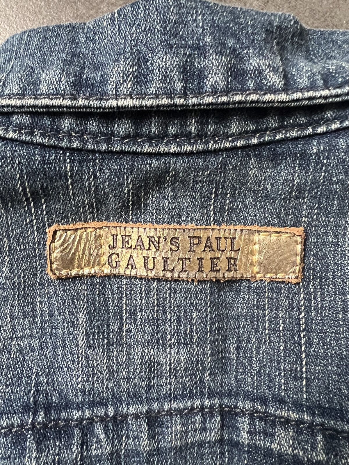 Jean Paul Gaultier Crazy Jean Paul Gaultier vintage denim cropped jacket Size S / US 4 / IT 40 - 12 Thumbnail