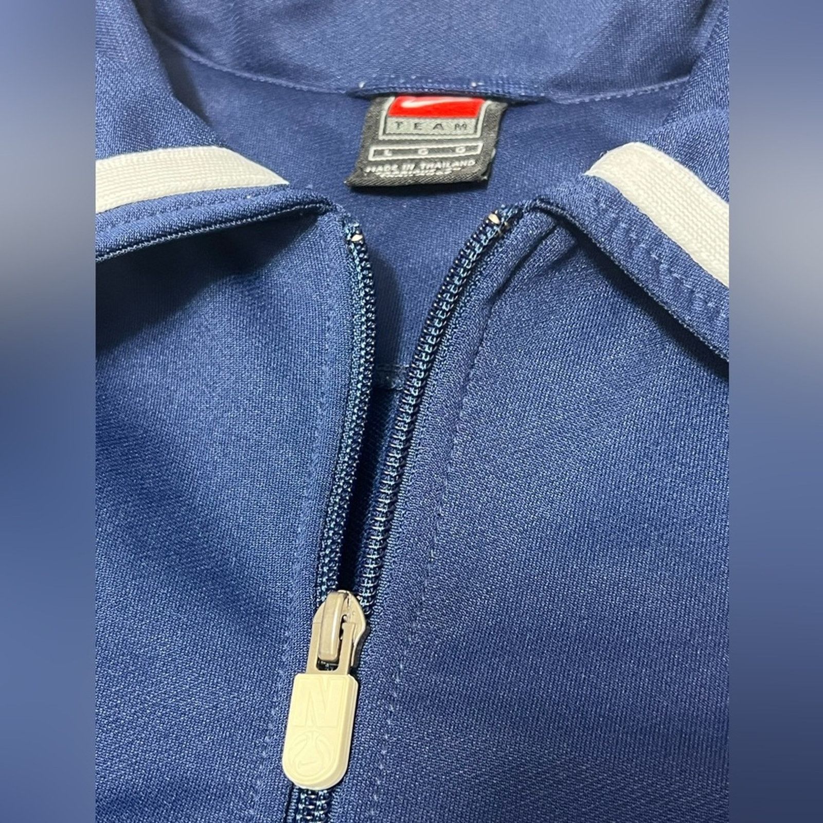 Nike Nike Training Jacket Team Basketball Zip Vintage 90s LARGE Size US L / EU 52-54 / 3 - 4 Thumbnail