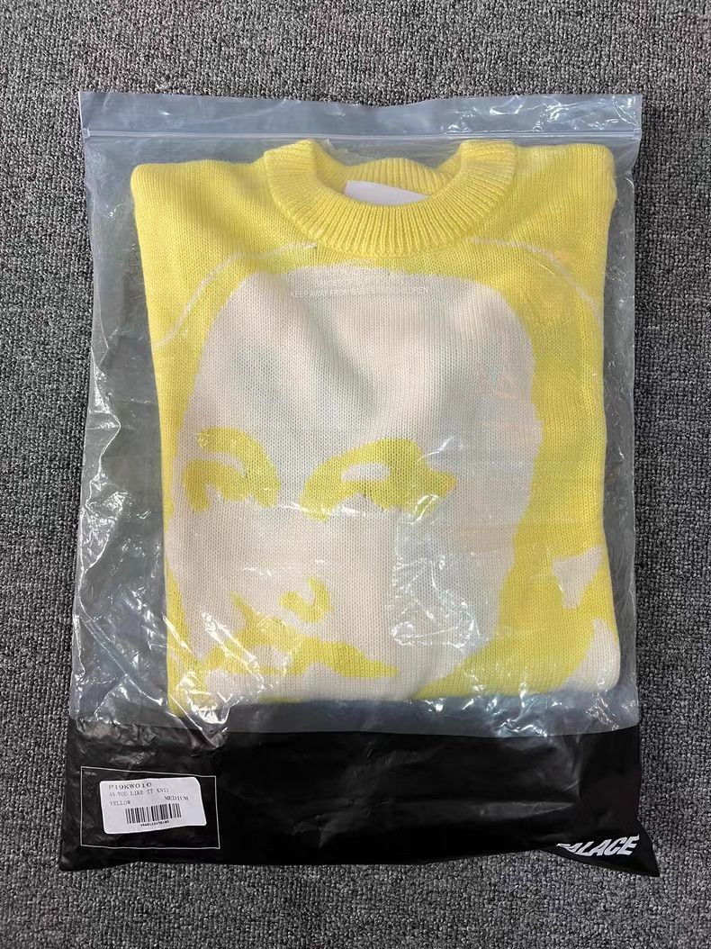 Palace Palace Shakespeare Portrait Knit Sweater Q7 Size US M / EU 48-50 / 2 - 2 Thumbnail
