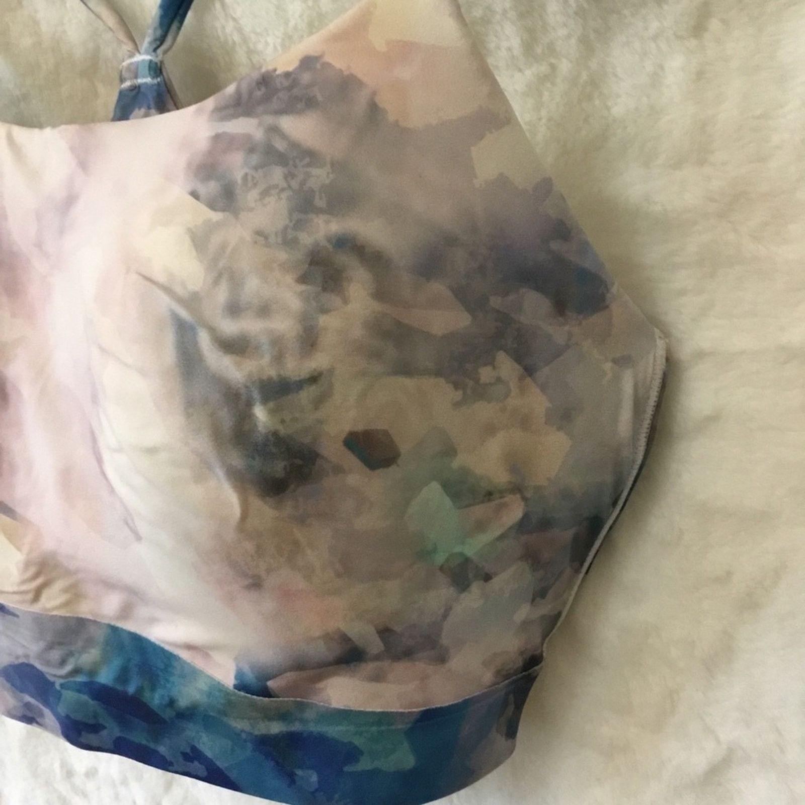Other Soma Floral Sport Longline Yoga Bra Size ONE SIZE - 6 Thumbnail