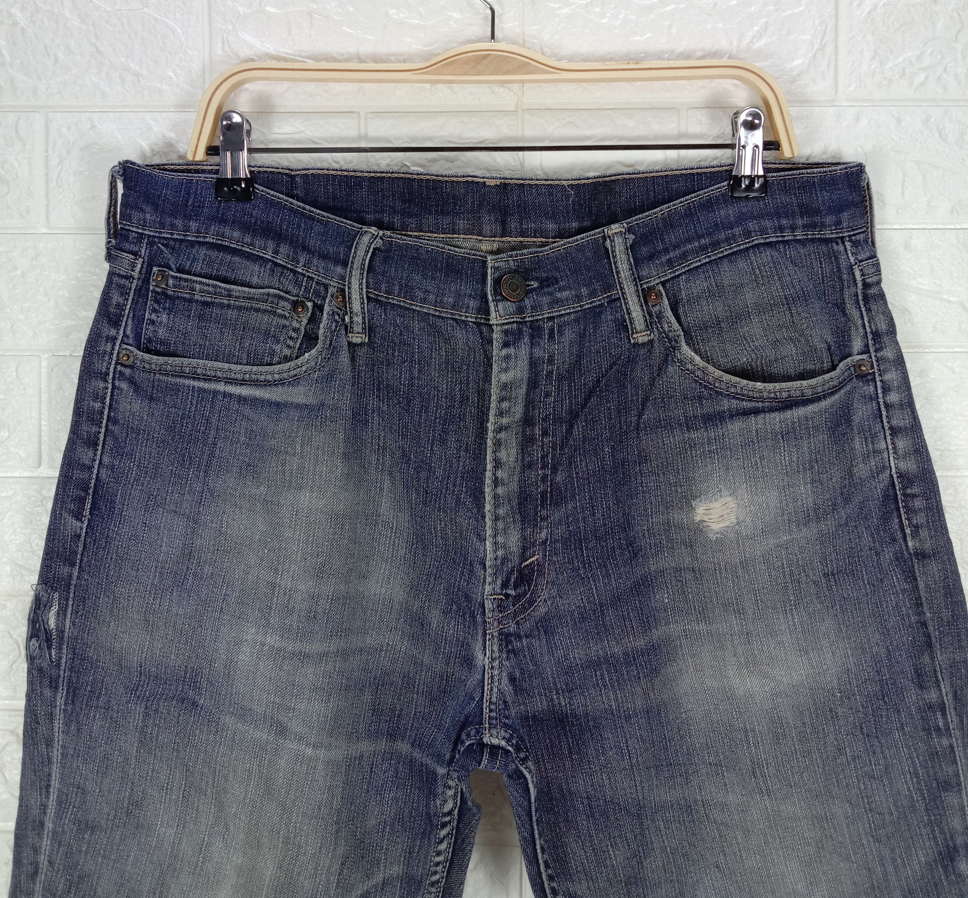 Levi's Vintage Levi's 511 Slim Jeans Earth Tone Distressed Denim Size US 36 / EU 52 - 2 Thumbnail