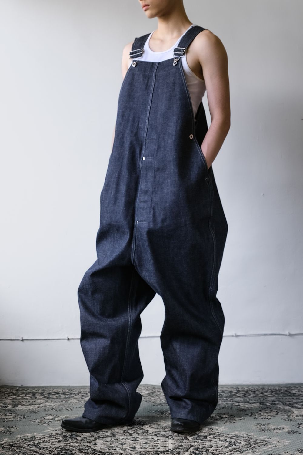 TUKI TUKI #0054 TYPE2 Indigo Denim Overalls Size US 34 / EU 50 - 2 Thumbnail