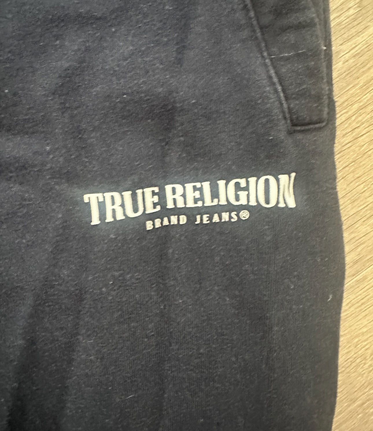 True Religion True Religion Black Logo Joggers M 👖 Size US 32 / EU 48 - 5 Thumbnail