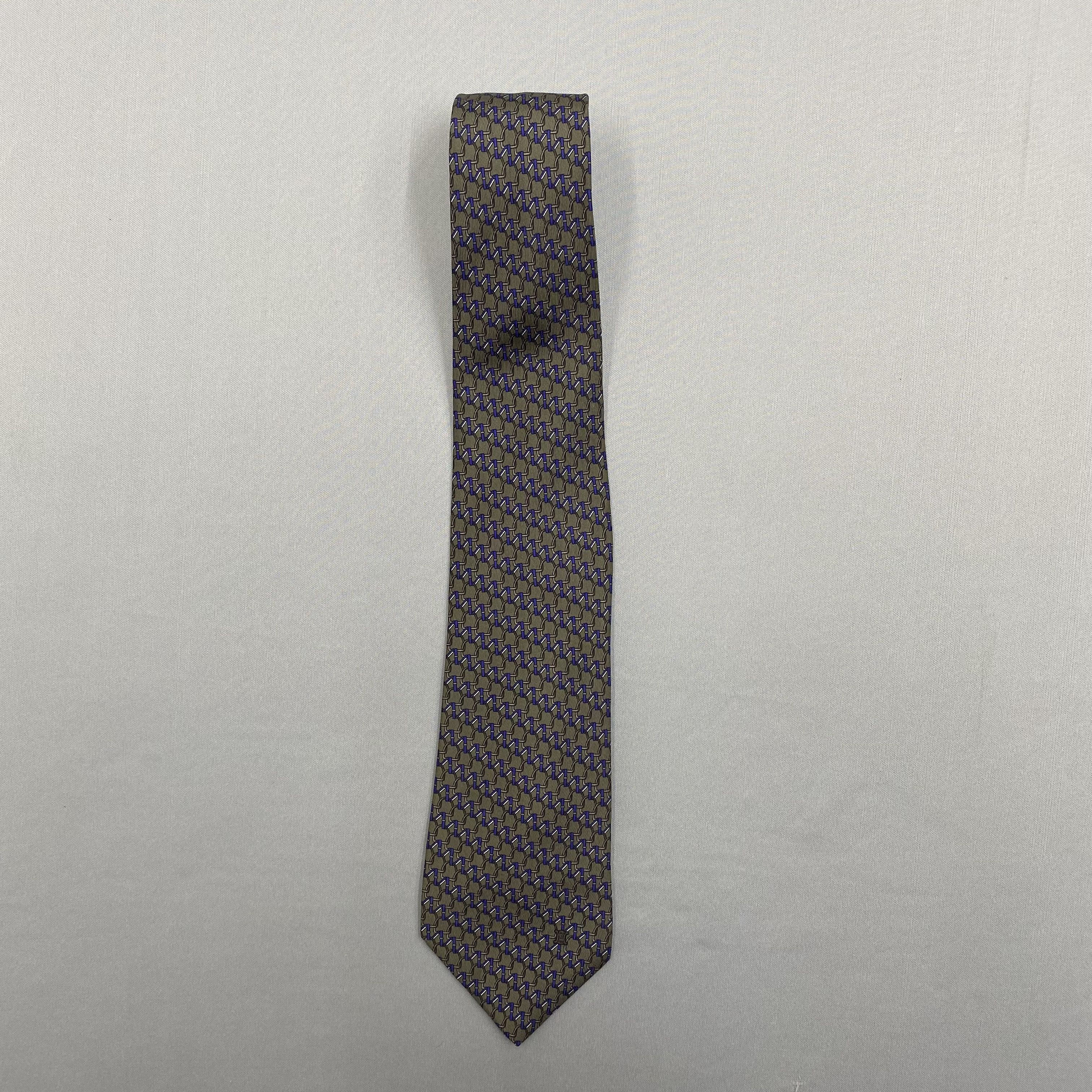 Celine Vintage Celine SILK Necktie Cravate Pure Silk Neck Tie Size ONE SIZE - 3 Thumbnail