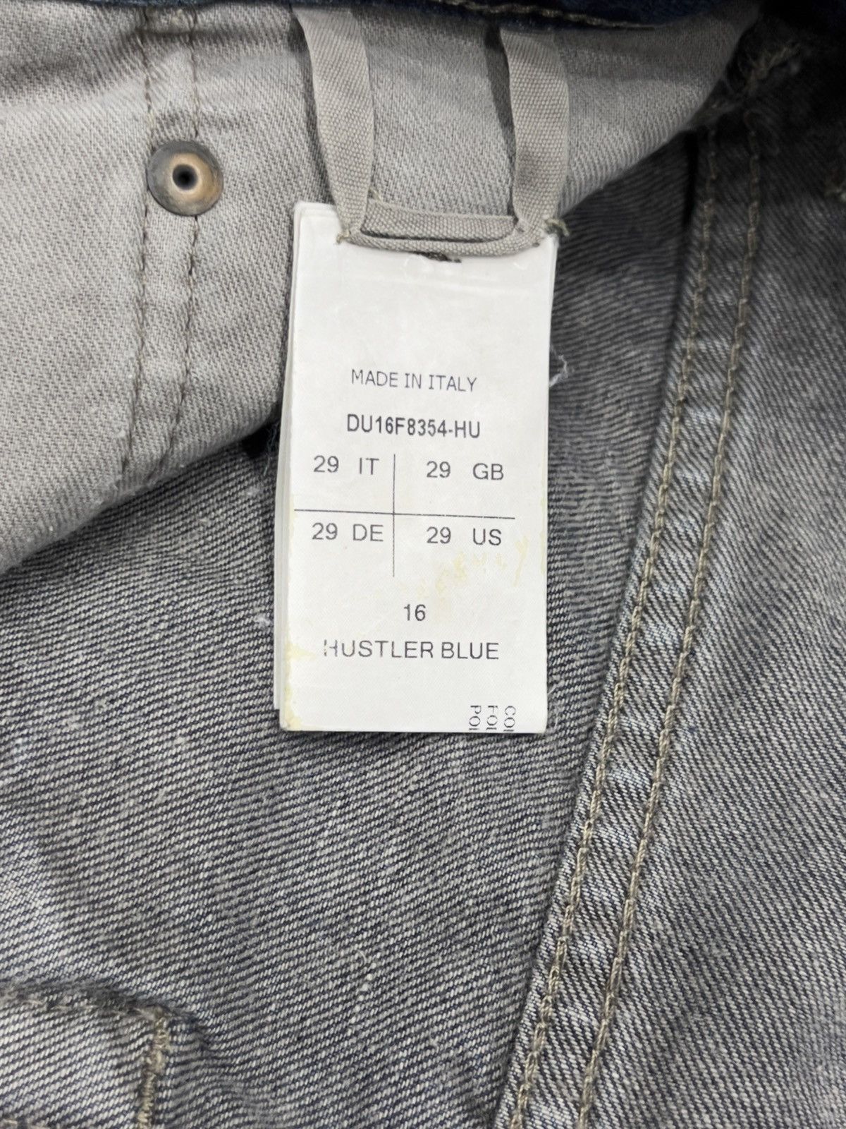 Rick Owens Rick Owens fw16 Hustler Blue Torrence Cut Jeans Size US 29 - 3 Thumbnail