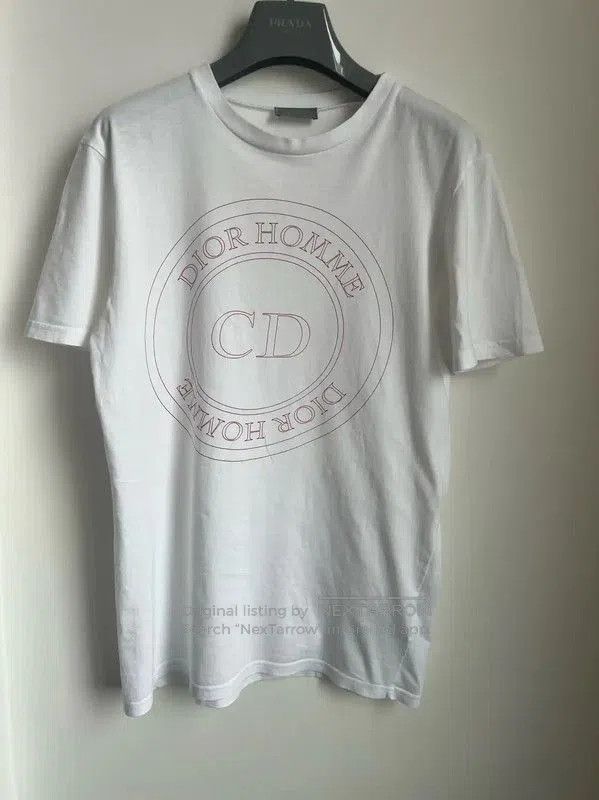 Dior White Cotton Short Sleeve T.