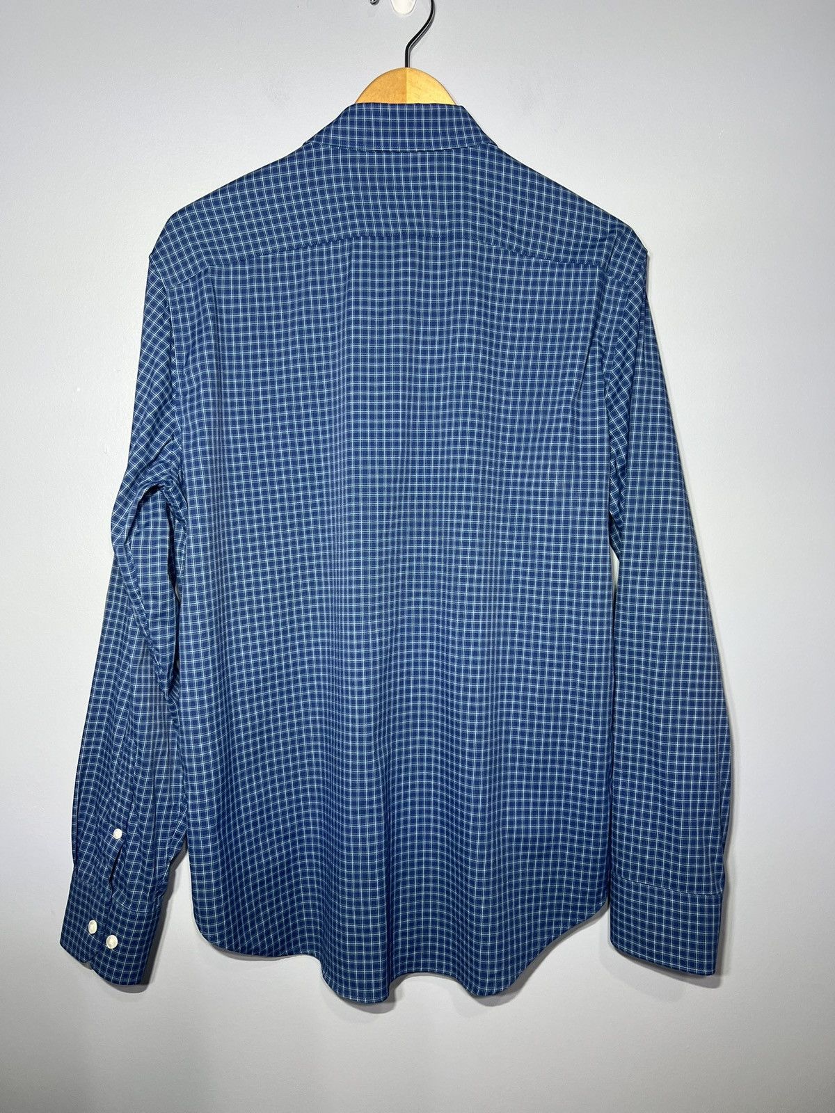Bonobos Bonobos Shirt Mens Large Blue Plaid Slim Fit L/S Button Down Size US L / EU 52-54 / 3 - 4 Thumbnail