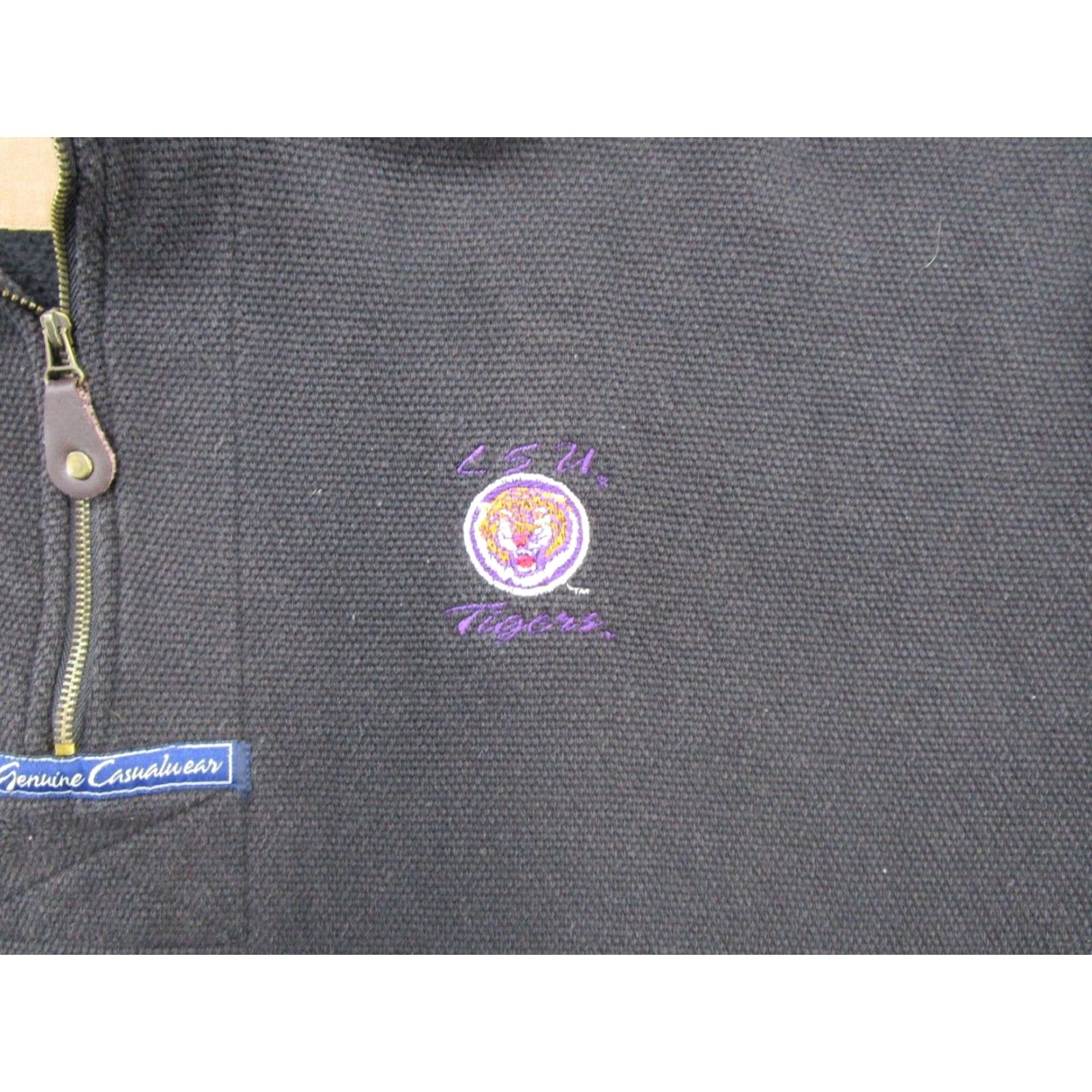 LeSportsac VTg Y2K LSU Tigers 1/4 Zip Waffle Thermal Sweatshirt Men's 2XL NCAA LS Size US XXL / EU 58 / 5 - 2 Thumbnail