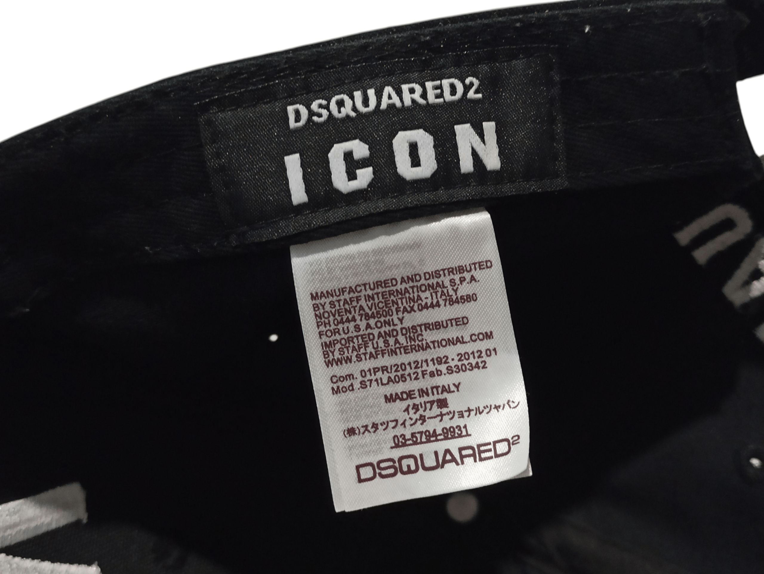 Dsquared2 DSQUARED2 Icon Baseball Cap Size ONE SIZE - 3 Thumbnail