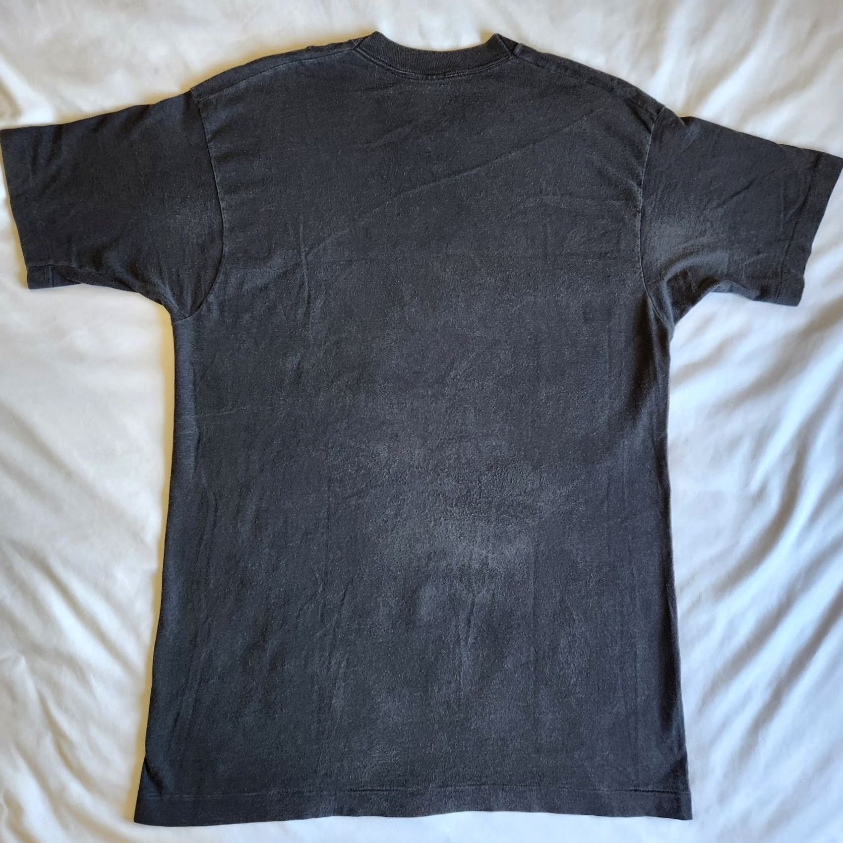 Disney VINTAGE Disney Mickey Mouse Jerry Leigh 2XL Graphic T-Shirt Black Short Sleeve Crew Neck Men 90s Cartoon USA Size US XXL / EU 58 / 5 - 3 Thumbnail