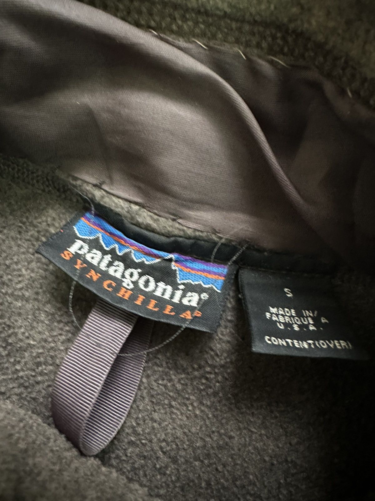 Patagonia Vintage Patagonia Synchilla Short Fleece Jacket Made In USA Size US S / EU 44-46 / 1 - 9 Thumbnail