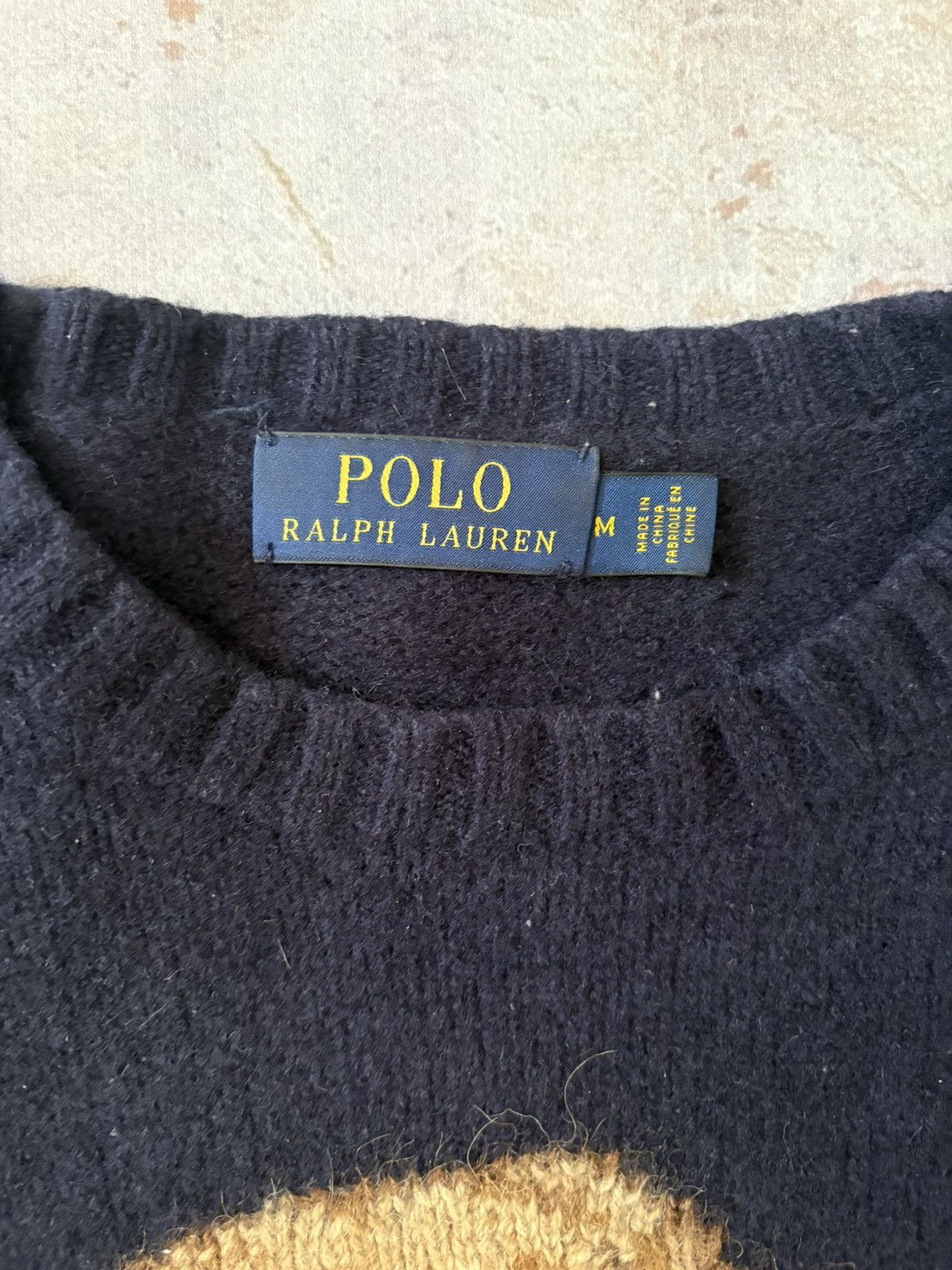Polo Ralph Lauren Very rare iconic design Ralph Lauren Bear sweater archieve Size M / US 6-8 / IT 42-44 - 5 Thumbnail