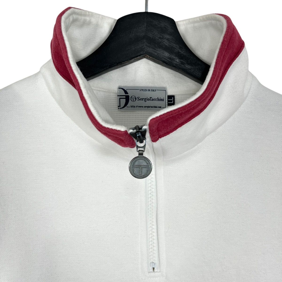 Sergio Tacchini Sergio Tacchini Half Zipper Sweatshirt Size US XL / EU 56 / 4 - 4 Thumbnail