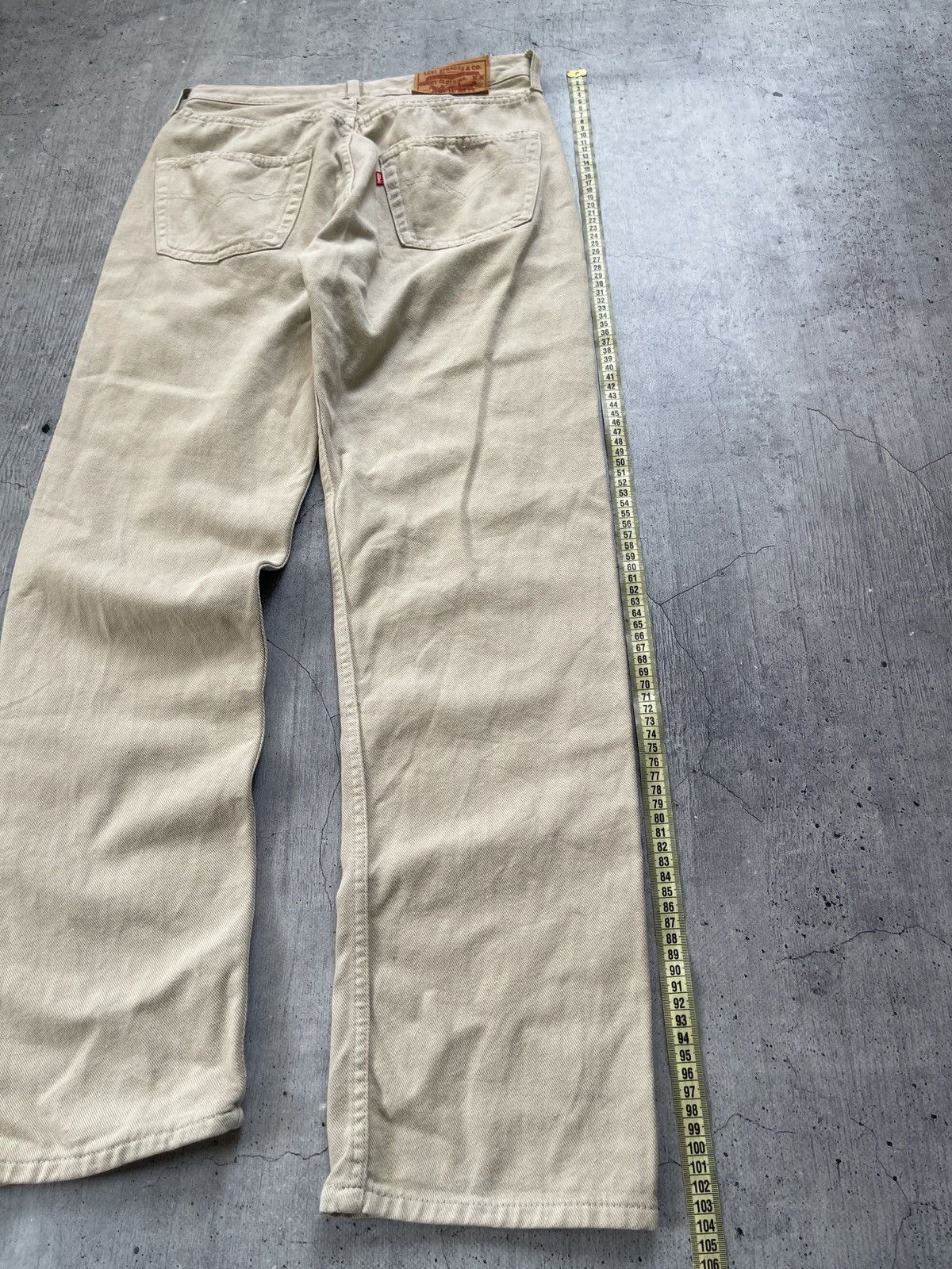 Vintage Vintage 80s Levi's 501 White Jeans Size US 32 / EU 48 - 5 Thumbnail