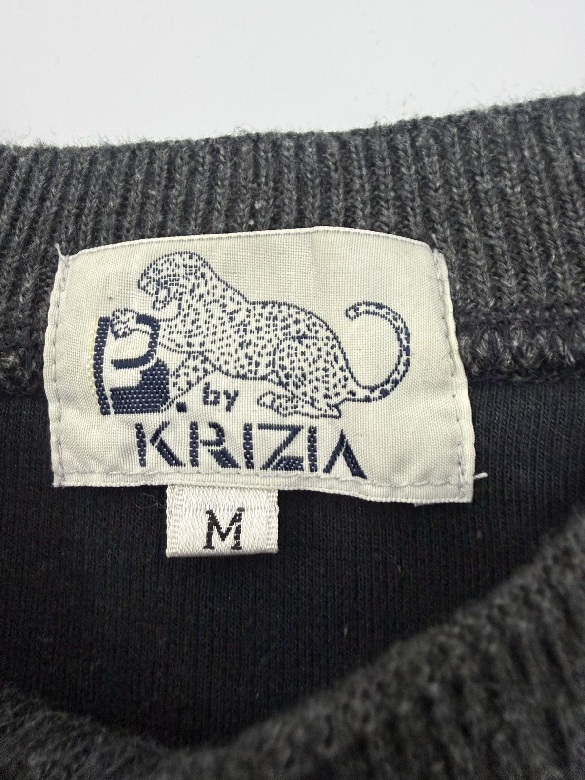 Krizia Uomo 🔥 Basic by Krizia Knited Part Sweatshirt - M Size US M / EU 48-50 / 2 - 8 Thumbnail