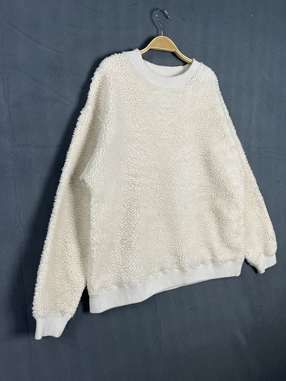 Beams Plus × Japanese Brand × Vintage Vintage Beams Heart Deep Pile Sherpa Sweatshirt Size US L / EU 52-54 / 3 - 7 Thumbnail
