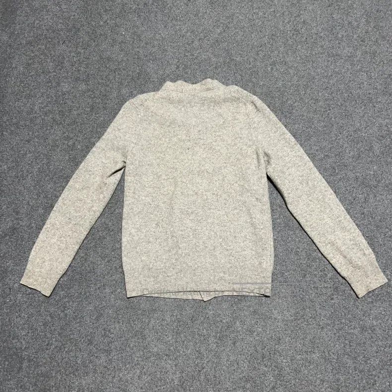 Comme des Garcons Comme des Garcons Wool Cardigan, Grey Heart Design Size L / US 10 / IT 46 - 3 Thumbnail