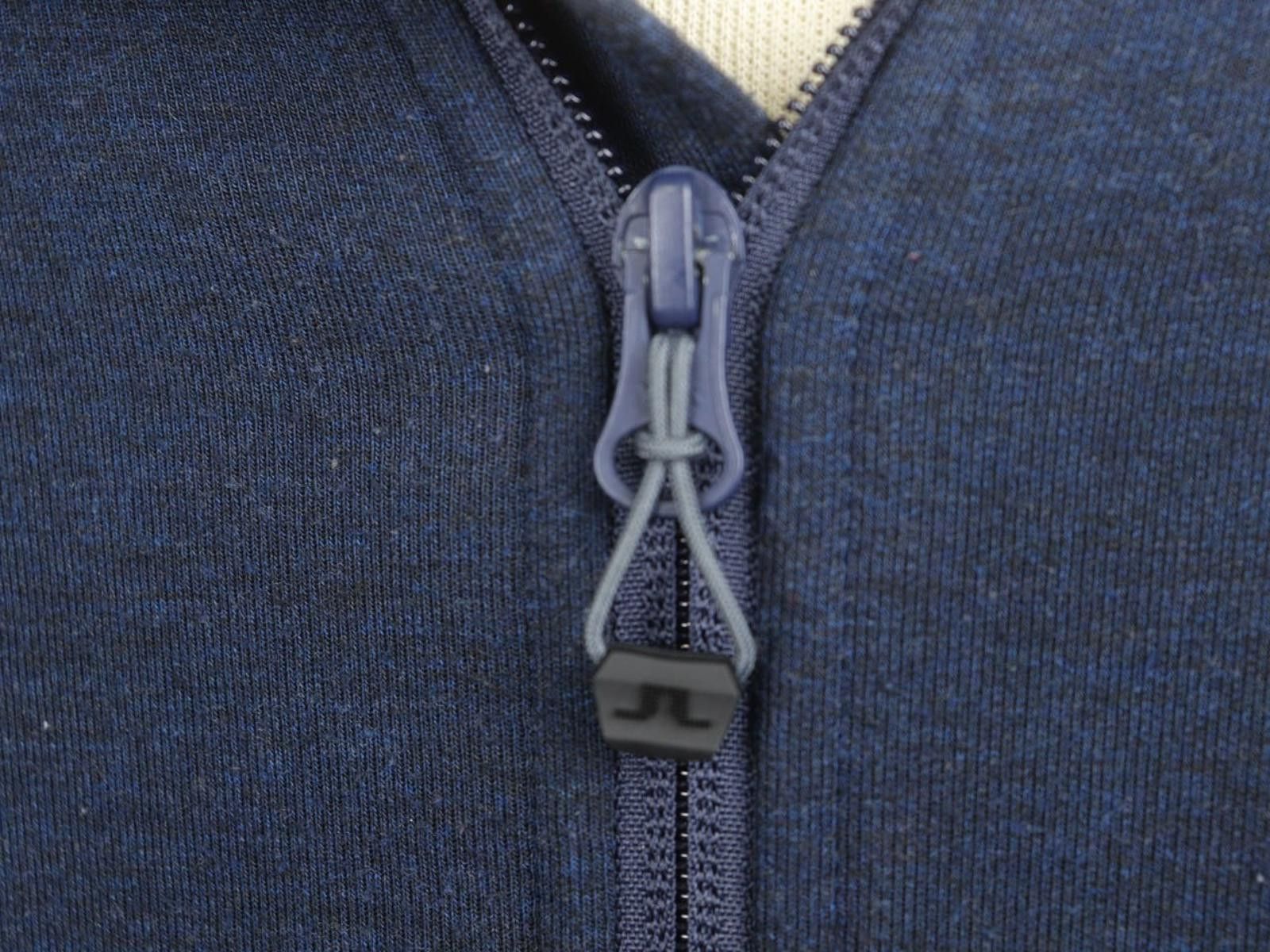 J.Lindeberg J.Lindeberg Navy Zip Pocket Athletic Hooded Jacket Size L Size L / US 10 / IT 46 - 2 Thumbnail