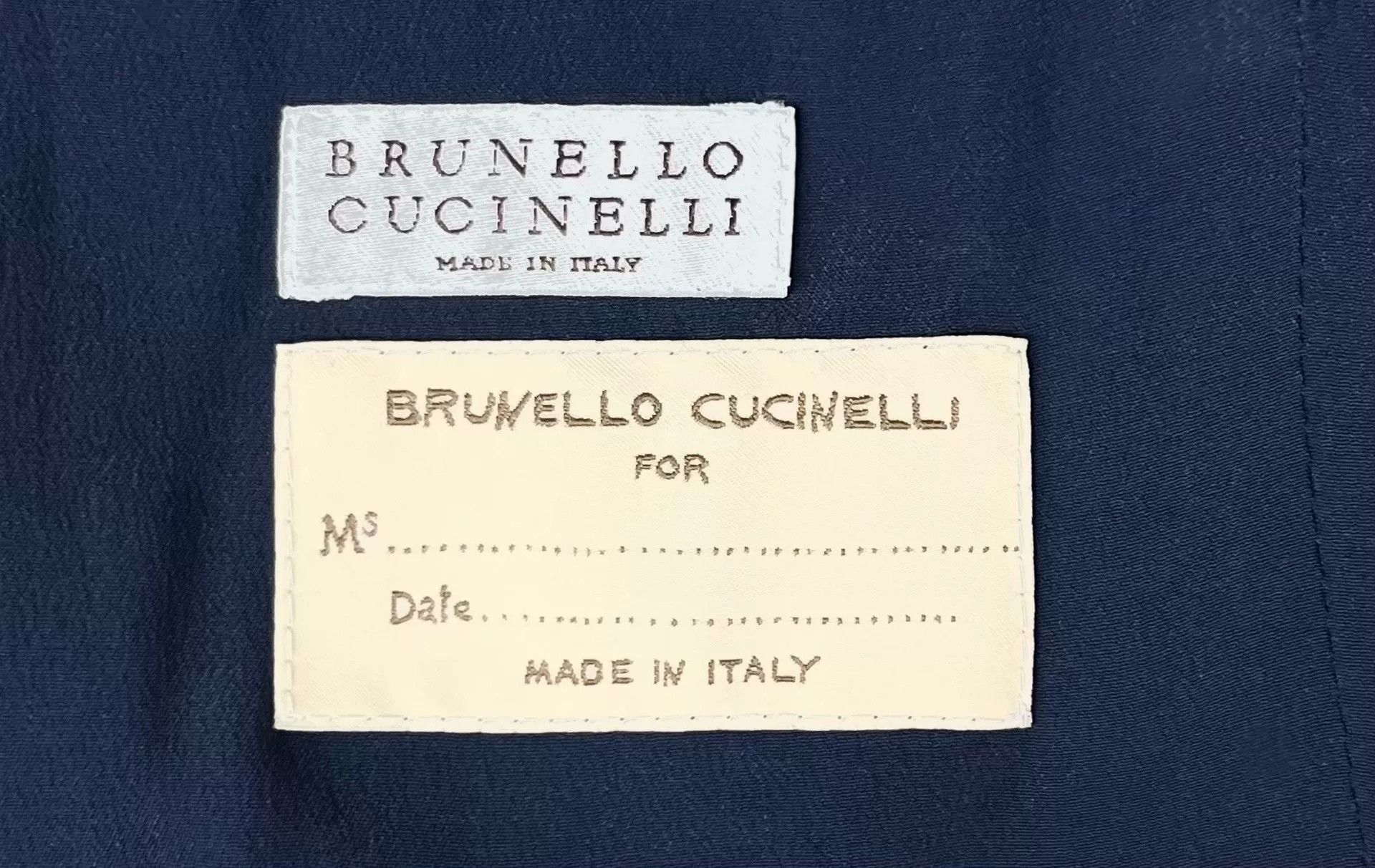 Brunello Cucinelli Brunello Cucinelli Blue-Gray Striped Wool Blazer Size US XXS / EU 40 - 4 Thumbnail