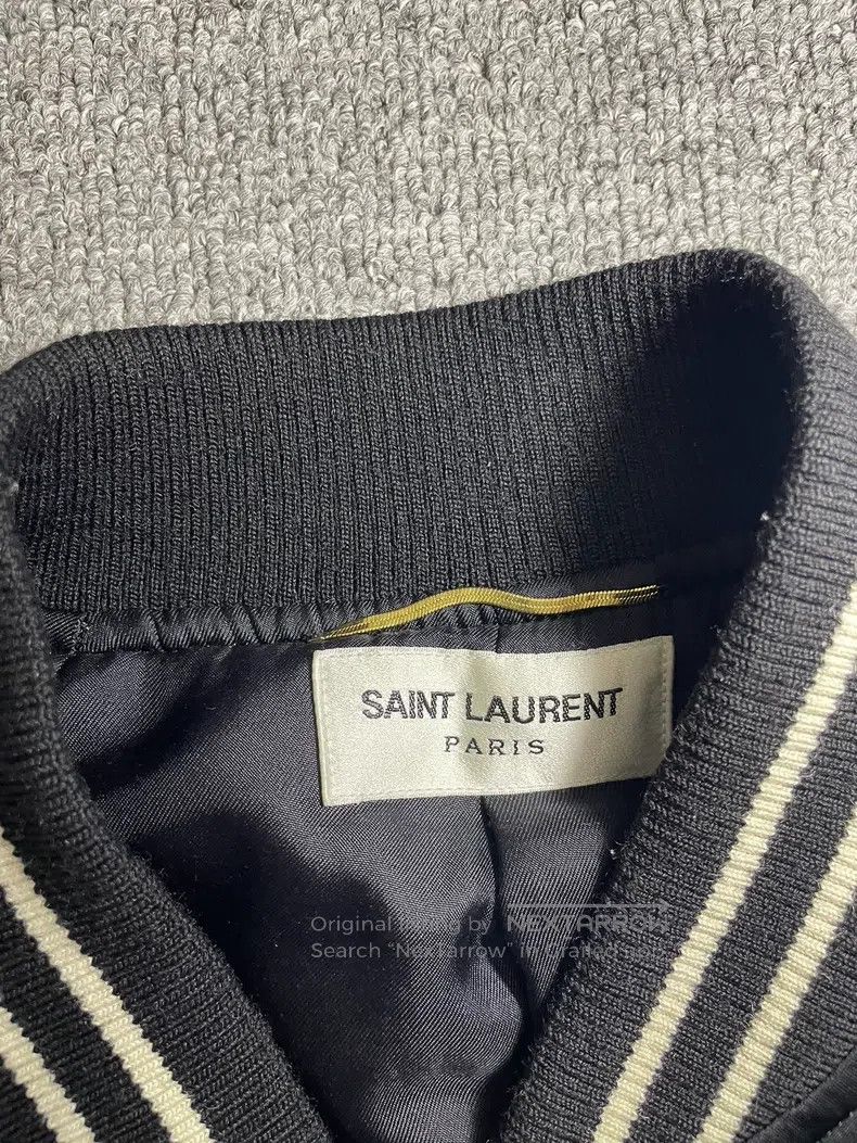 Saint Laurent Paris Saint Laurent Paris Black and White Patchwork Polka Dot Si Size XS / US 0-2 / IT 36-38 - 4 Thumbnail