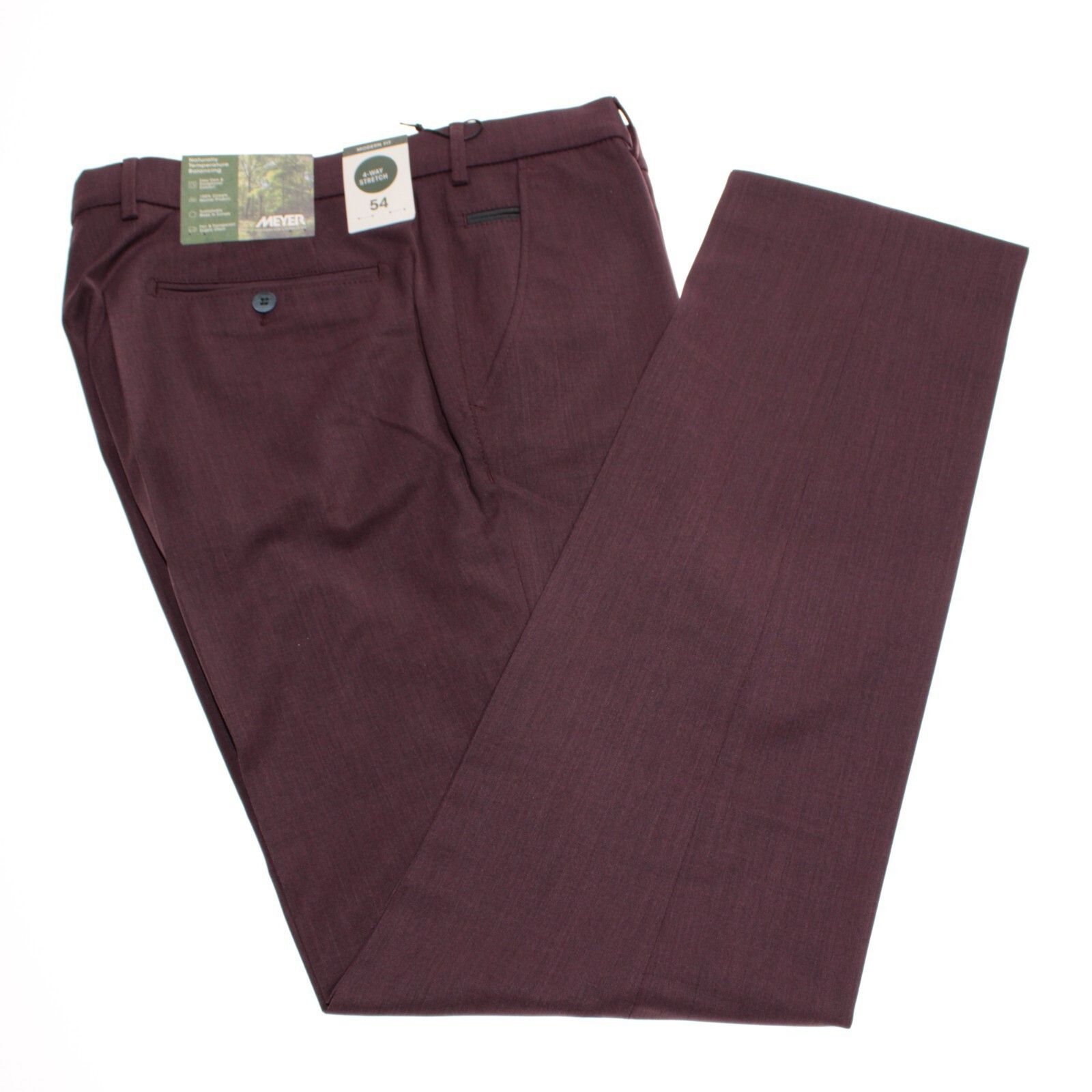 Other Meyer New with tags Dress Pants Size 38 US In Purple Size US 38 / EU 54 - 2 Thumbnail