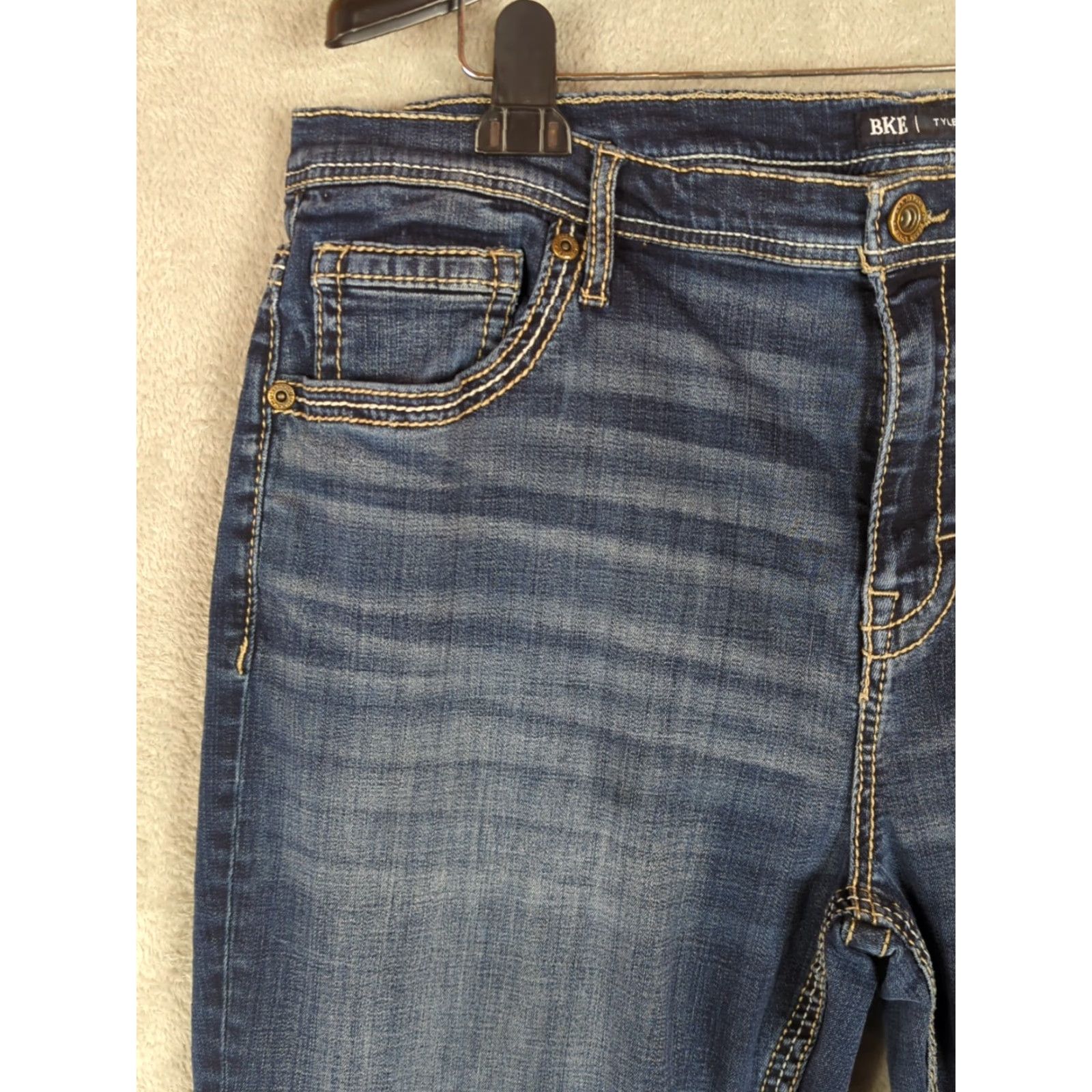 BKE Buckle BKE Tyler Bootcut Jeans Men's 42 Medium Wash Stretch Denim Western Style Size US 42 / EU 58 - 2 Thumbnail
