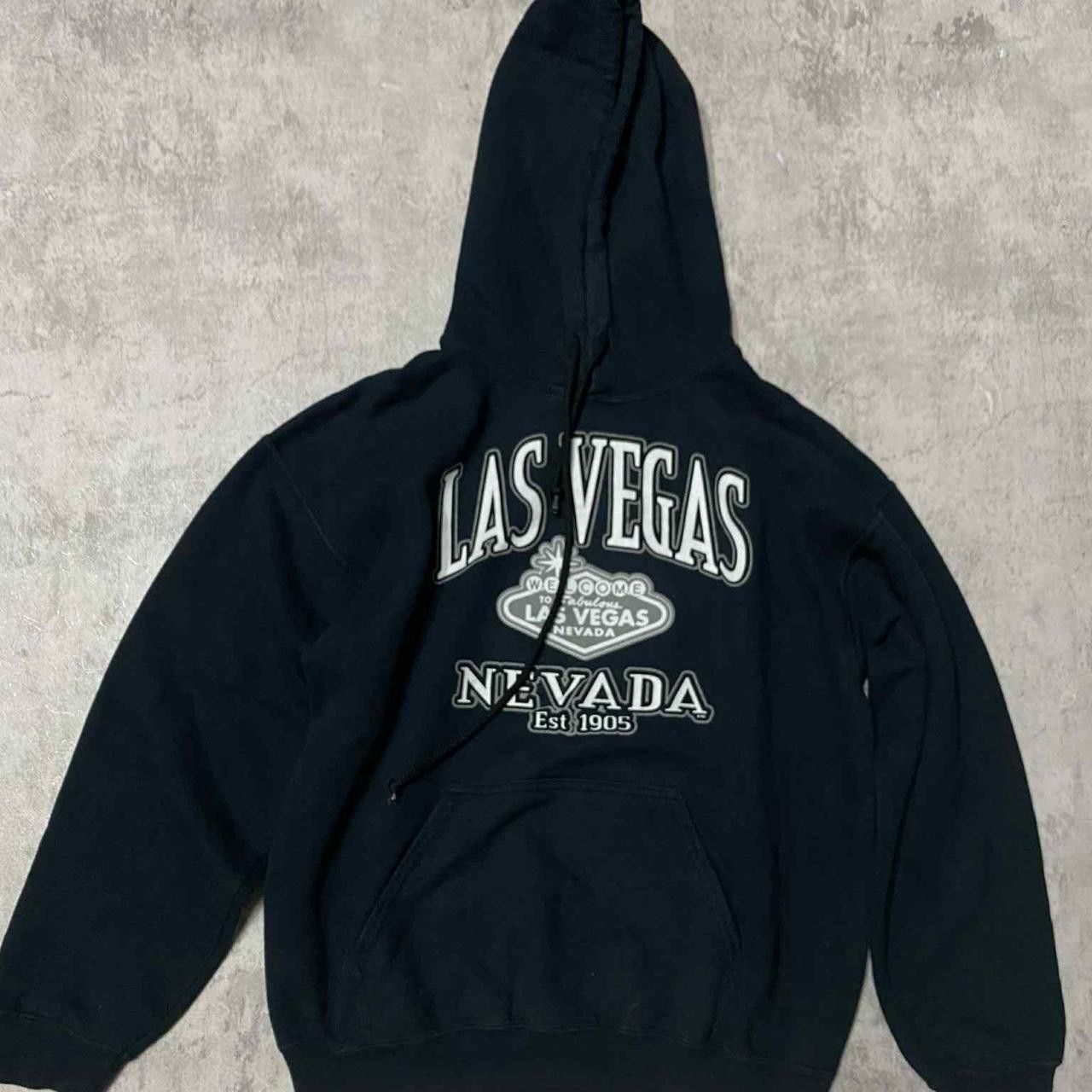 Gildan Black and white Las Vegas hoodie Size US M / EU 48-50 / 2 - 1 Thumbnail
