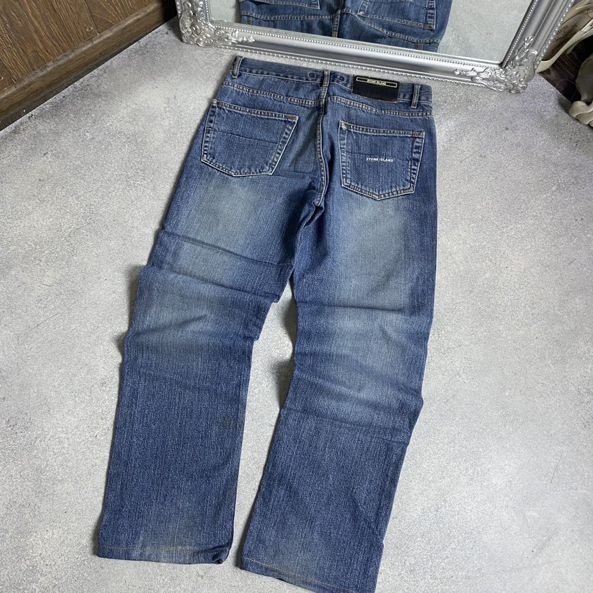 Stone Island Vintage Stone Island Jeans Denim Pants Rare S.I Denims Size US 32 / EU 48 - 2 Thumbnail