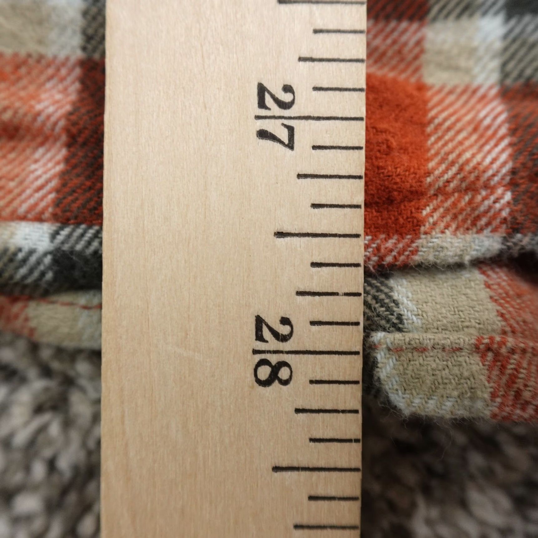 Eddie Bauer Eddie Bauer Shirt Mens XL Orange Plaid Flannel Button Up Long Sleeve Outdoor Top Size US XL / EU 56 / 4 - 7 Thumbnail