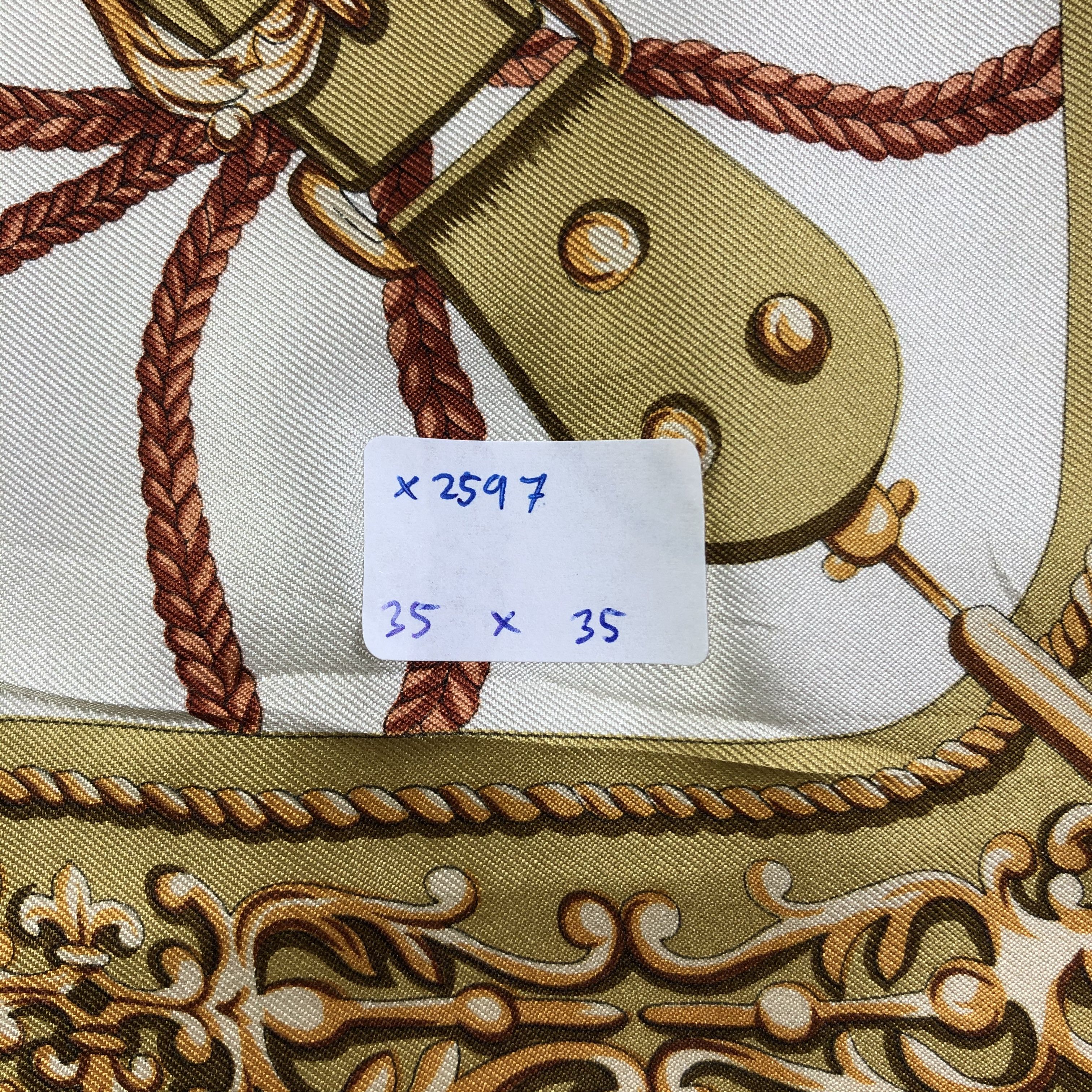 Vintage Vintage Silk Scarf Size ONE SIZE - 7 Thumbnail