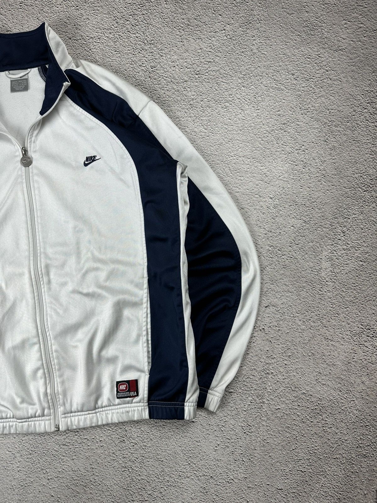 Nike Vintage Nike Track Jacket Olympic USA Full Zip Hoodie Y2K Size US XL / EU 56 / 4 - 4 Thumbnail
