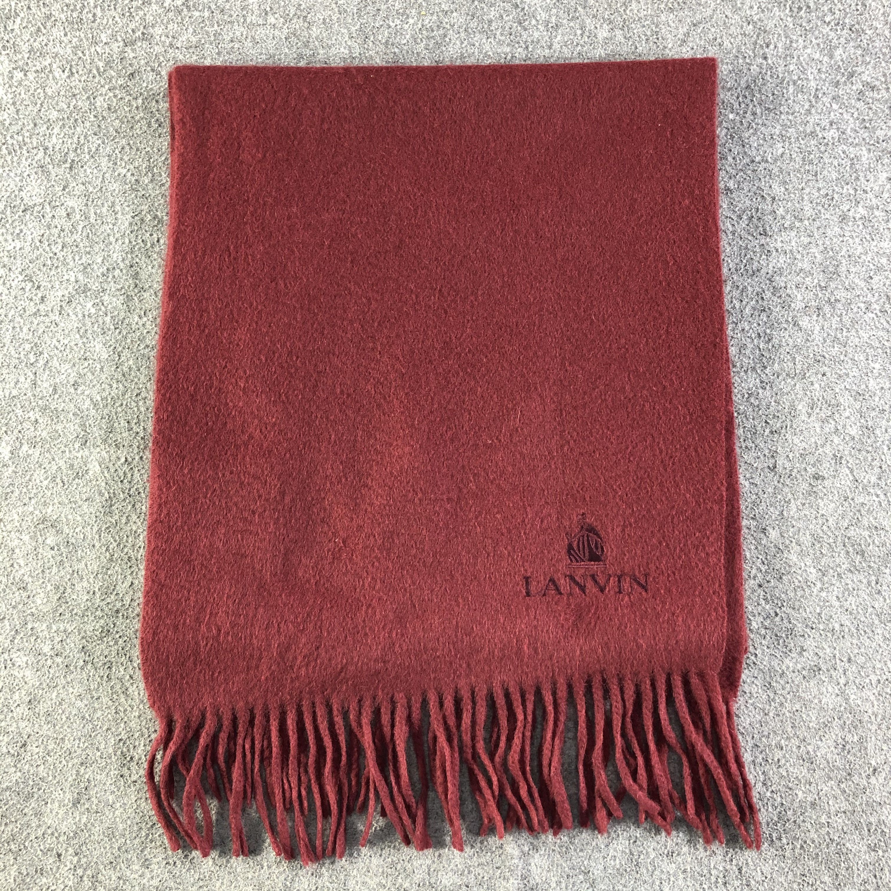 Lanvin Lanvin Cashmere Scarf / Muffler / Neckwear P339 Size ONE SIZE - 3 Thumbnail