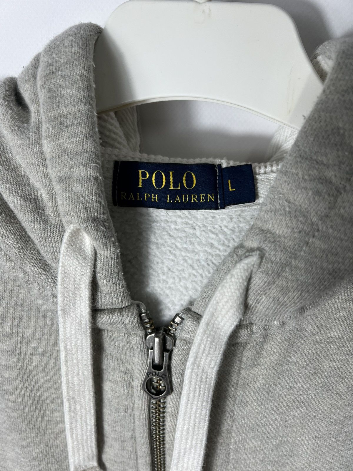 Polo Ralph Lauren Vintage streetwear y2k sk8 Polo Ralph Lauren Gray Zip Hoodie Size US L / EU 52-54 / 3 - 4 Thumbnail
