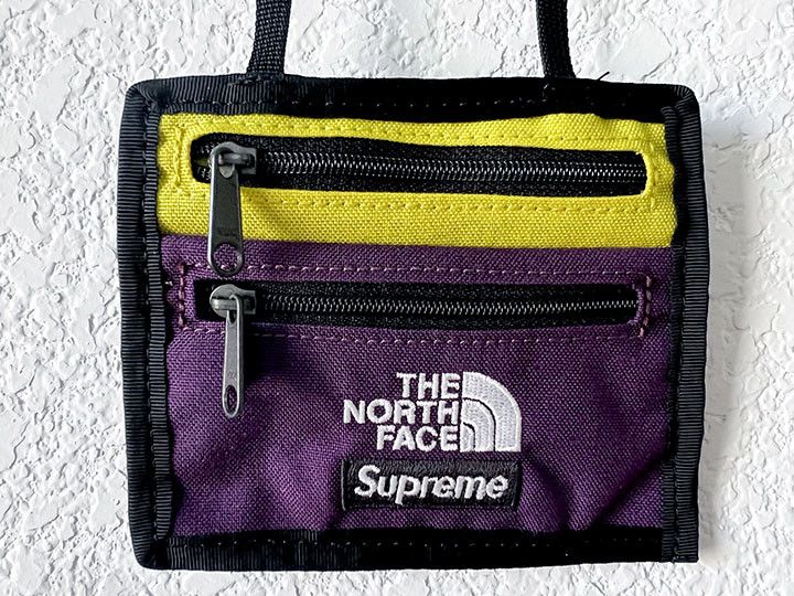 north face supreme wallet