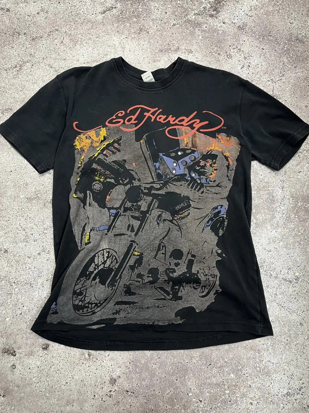 Ed Hardy Ed Hardy Vintage Rare Street Y2K MotoT Shirt Size US L / EU 52-54 / 3 - 3 Thumbnail