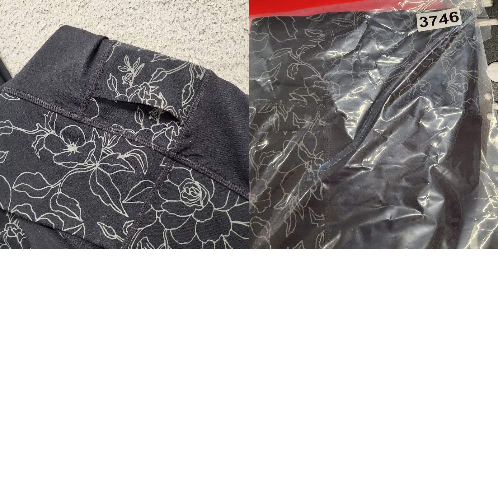 SKECHERS Skechers Leggings Women's Medium Black Yoga Skinny Active Wear Outdoor Pockets Geometric Pattern Adjustable Inseam See Pic's Size 32" / US 10 / IT 46 - 9 Thumbnail