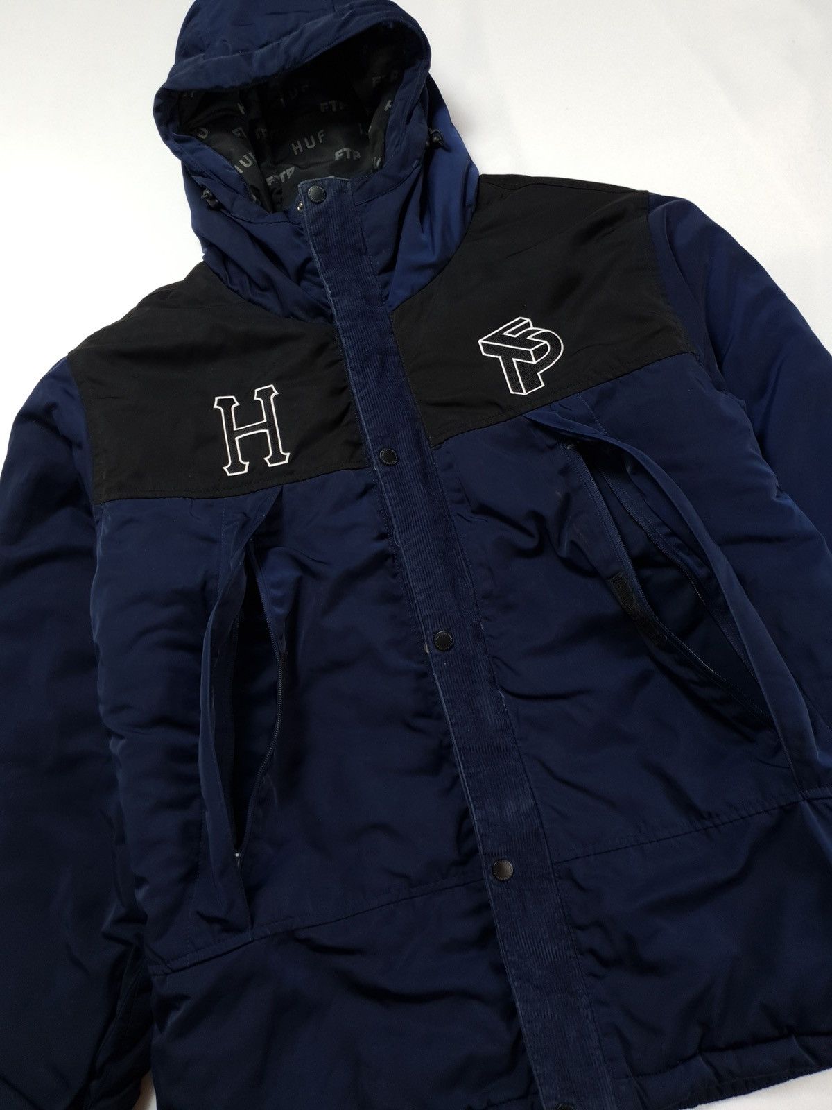 Fuck The Population × Huf FTP x HUF Corduroy Lined Jacket (2016) Size US L / EU 52-54 / 3 - 4 Thumbnail