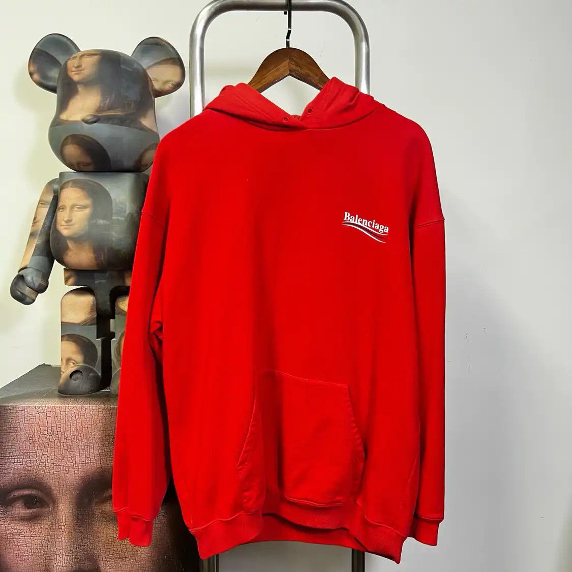 Balenciaga BALENCIAGA XS size red cotton Men's sweatshirt | Grailed