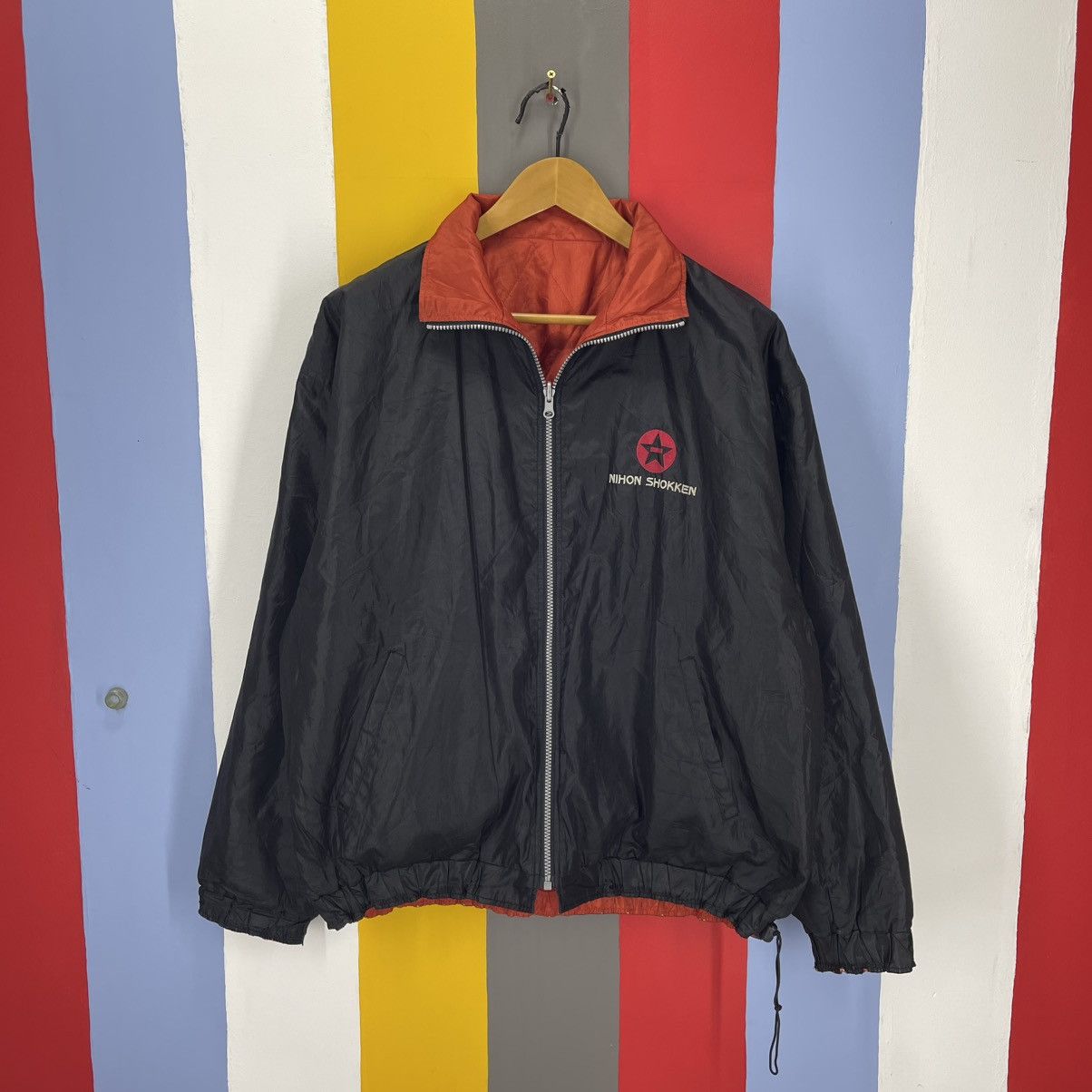 Japanese Brand NIHON SHOKKEN Zipper Jacket #2046/14 Size US L / EU 52-54 / 3 - 1 Thumbnail