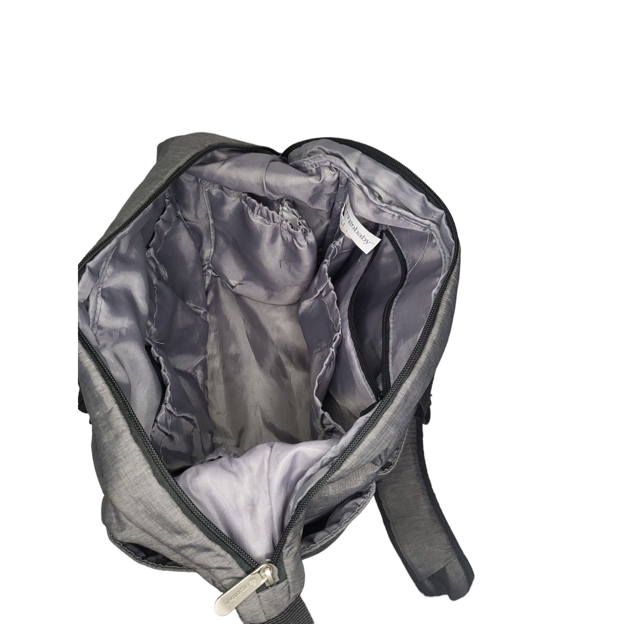 Other Ergobaby Multi Pocket Diaper Shoulder Bag Gray Medium Utilit Size ONE SIZE - 7 Thumbnail