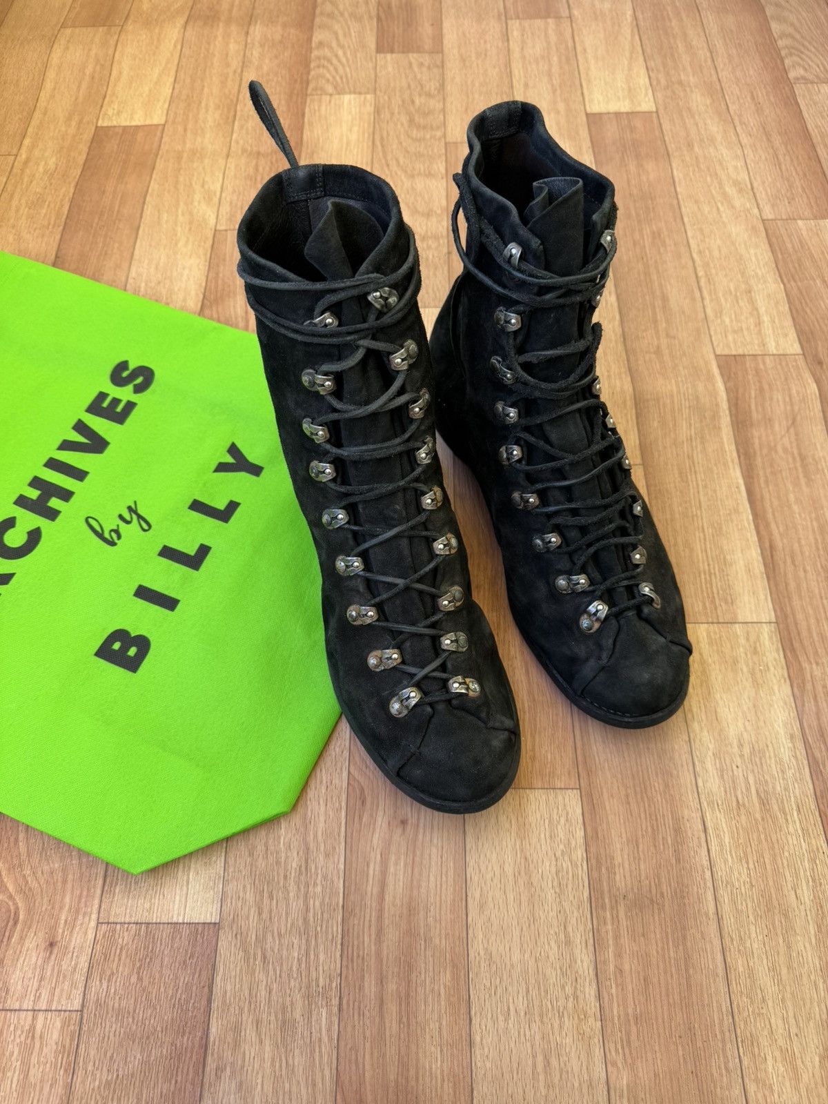 Guidi 🕷️💥Guidi 205 Reverse calf leather hiking boots Size US 12 / EU 45 - 6 Thumbnail